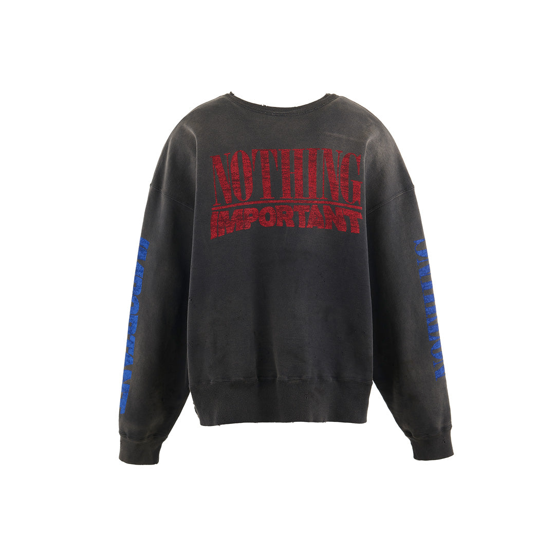 SAINT Mxxxxxx X 河村康輔 CREW SWEAT NOTHING IMP SM-YS1-0000-C36