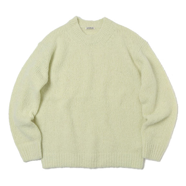 ALPACA WOOL SUPER LIGHT KNIT BIG P/O (A20AP02AW) | AURALEE