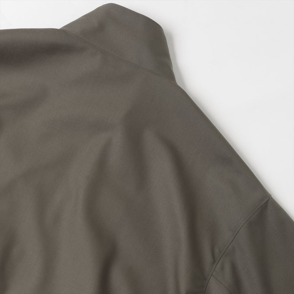 AURALEE SUPER FINE TROPICAL WOOL ZIP BLOUSON A24AB01WT (A24AB01WT