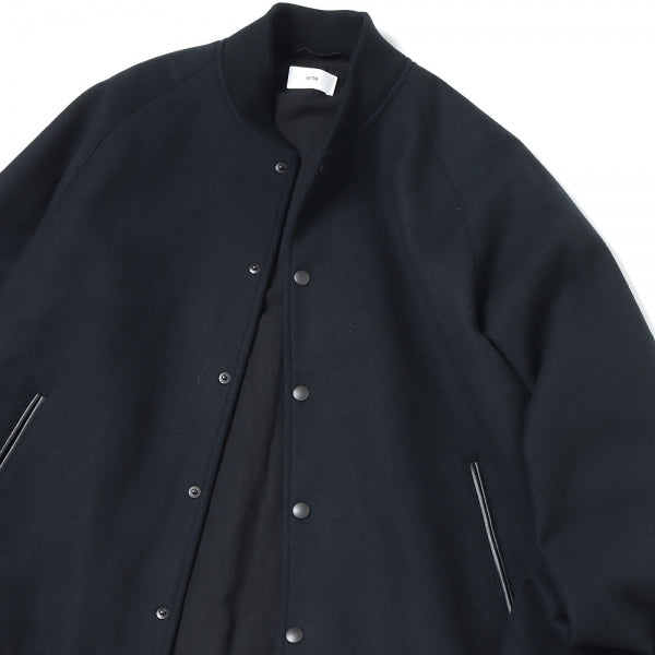 SUPER 160'S DOUBLE SAXONY | LETTERMAN JACKET (JKAGNW0901) | ATON