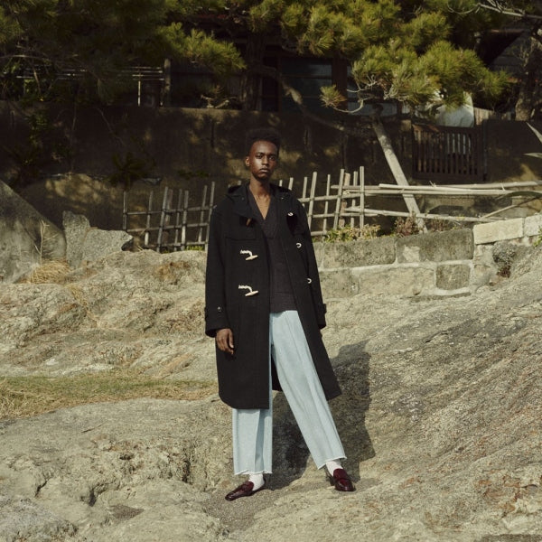 DOUBLE CLOTH MELTON DUFFLE COAT (W-71620) | saby / JACKET (MEN