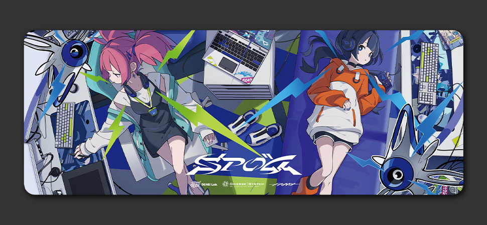 DIVERSE DIRECT | [Restock] Stream Palette 4 Desk mat