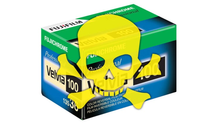 Fuji Velvia 100 labelled toxic and banned in the USA by