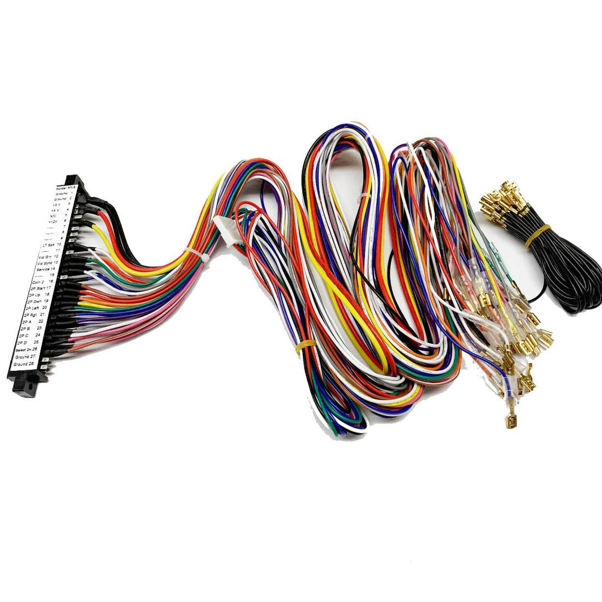 Pre Labeled Full Jamma Harness for NEO GEO MVS Arcade system — DIY