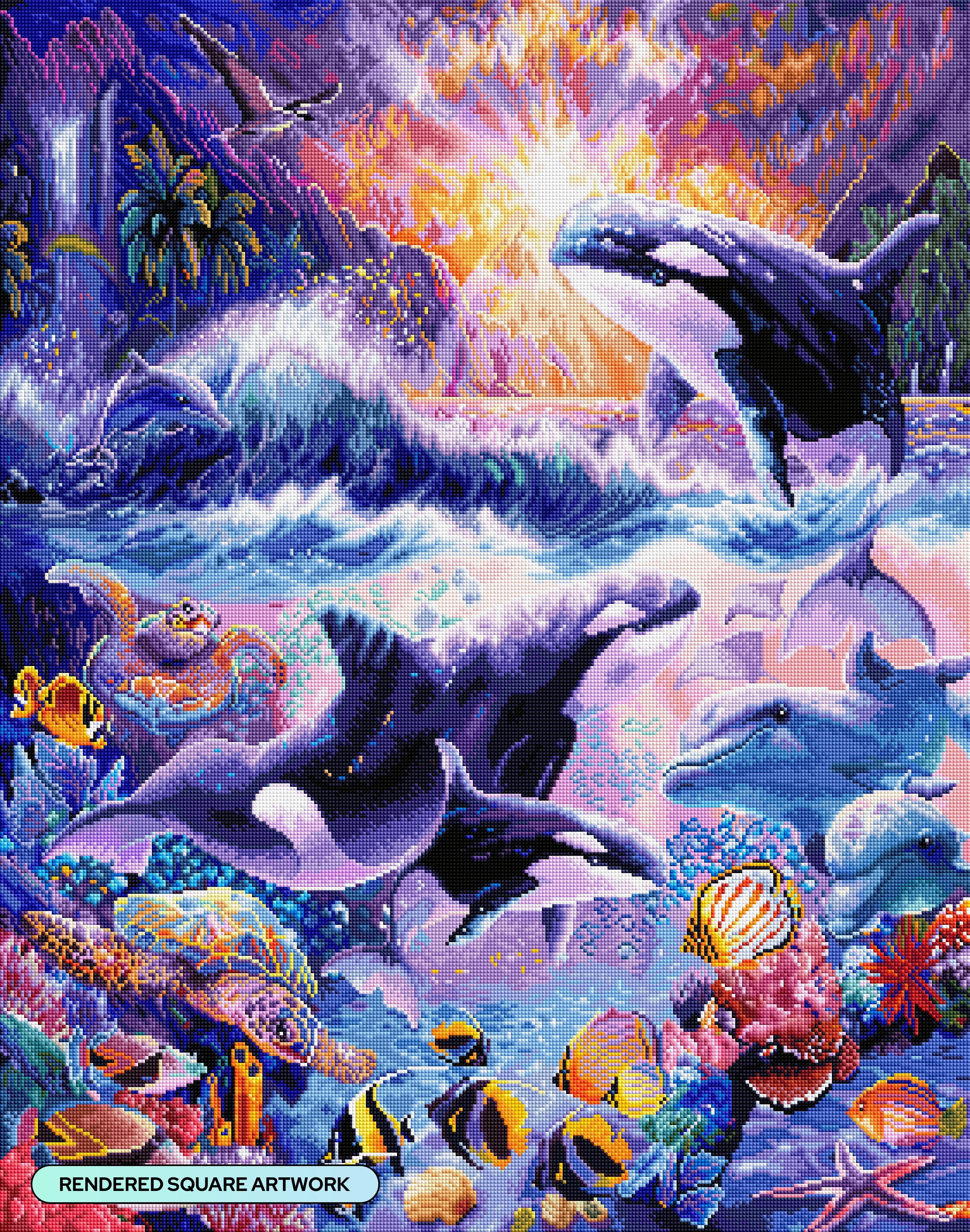 Orca Sunset – Diamond Art Club