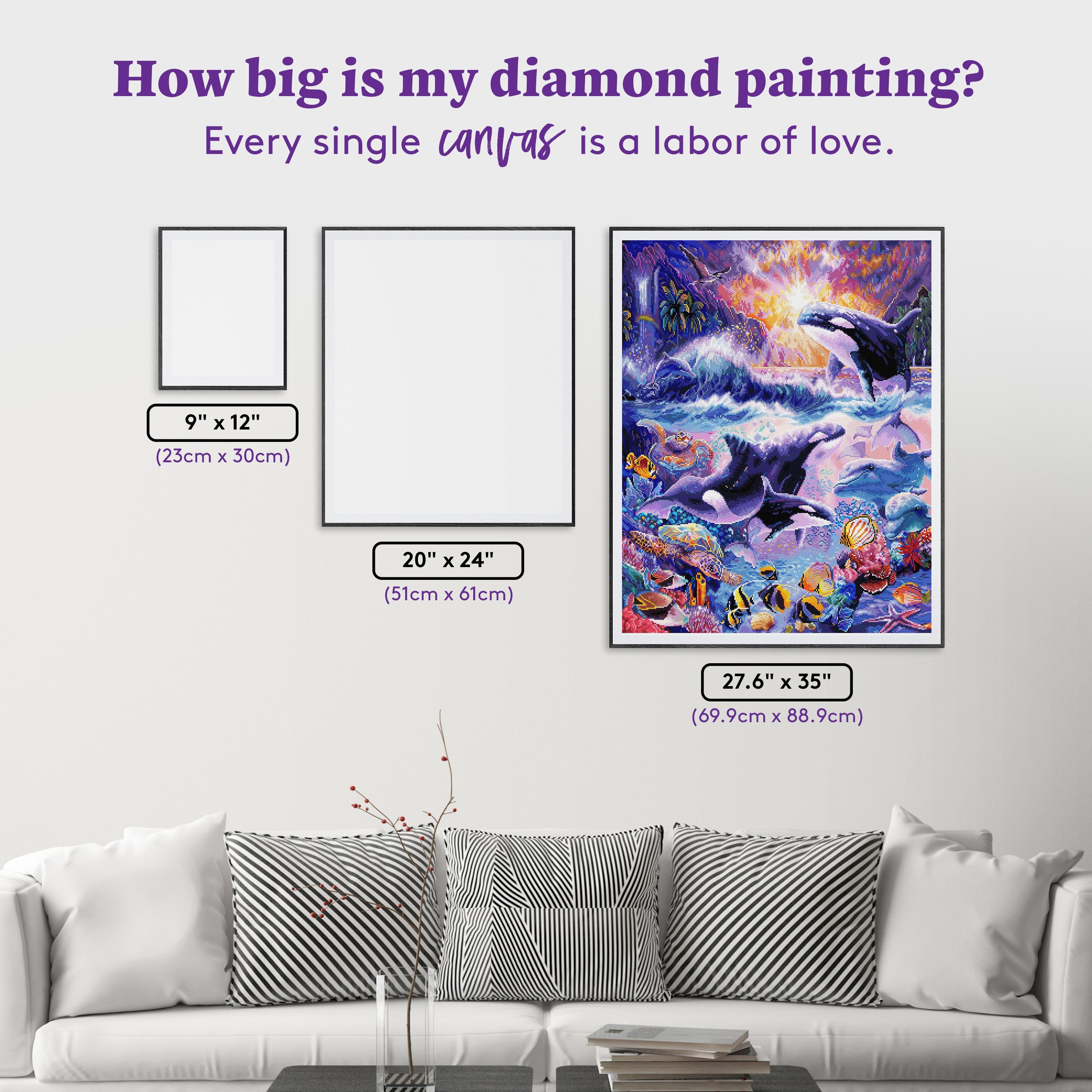 Orca Sunset – Diamond Art Club