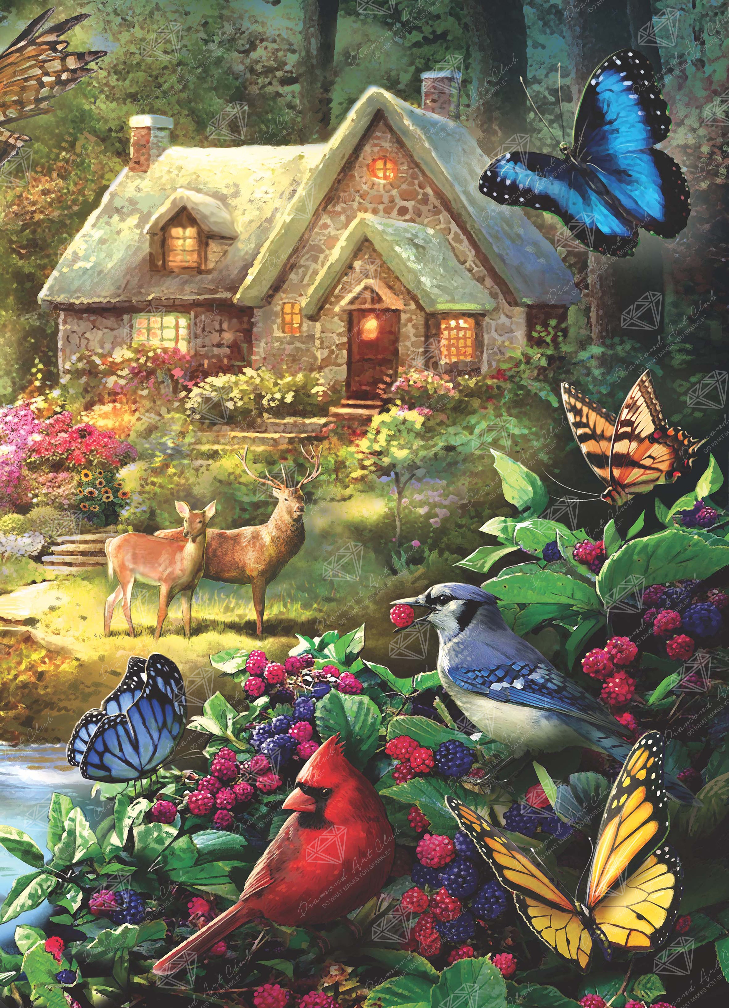 Cottage in the Woods – Diamond Art Club