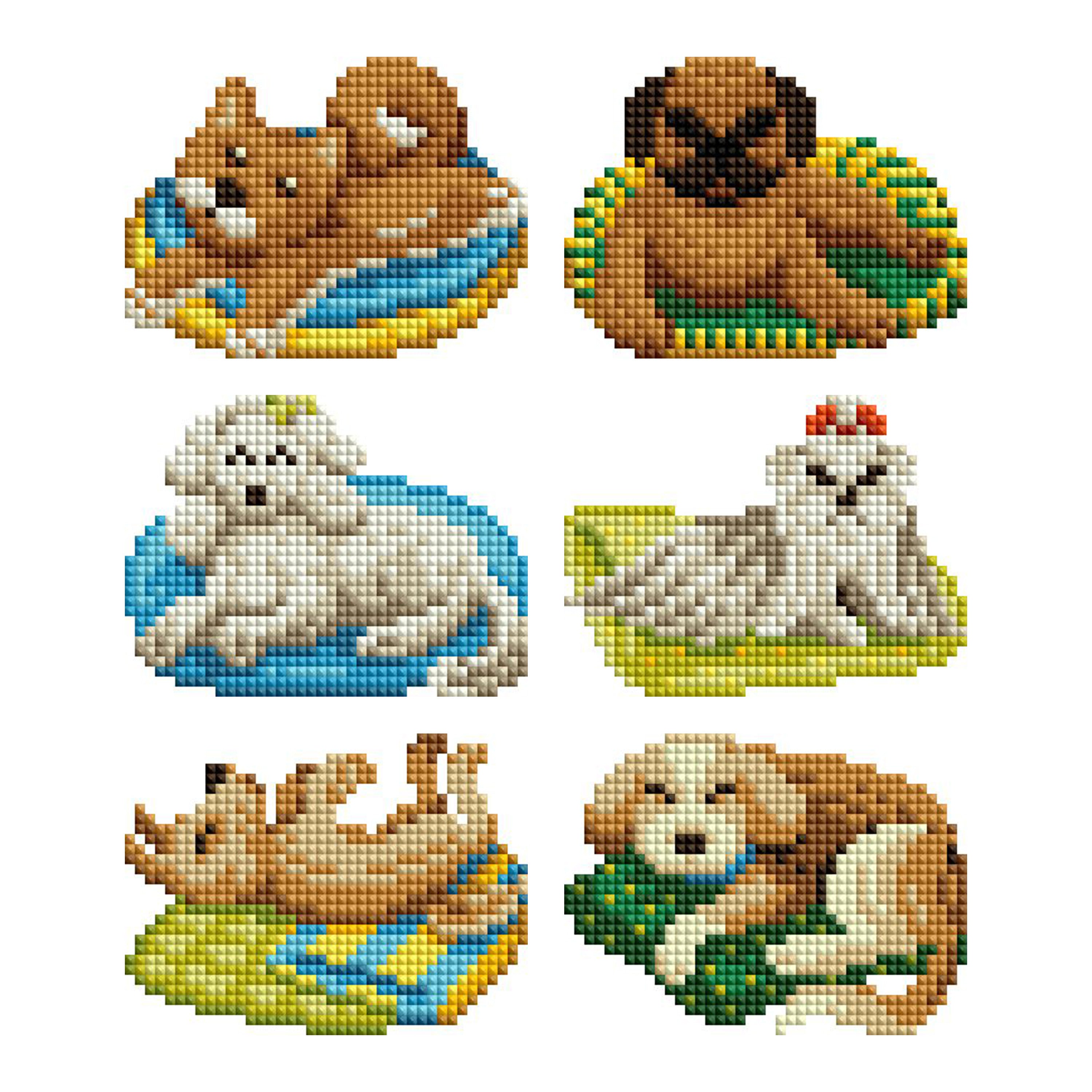 優笑様 ダイヤモンドアートクラブミニダズルズ6点 Mini Dazzles