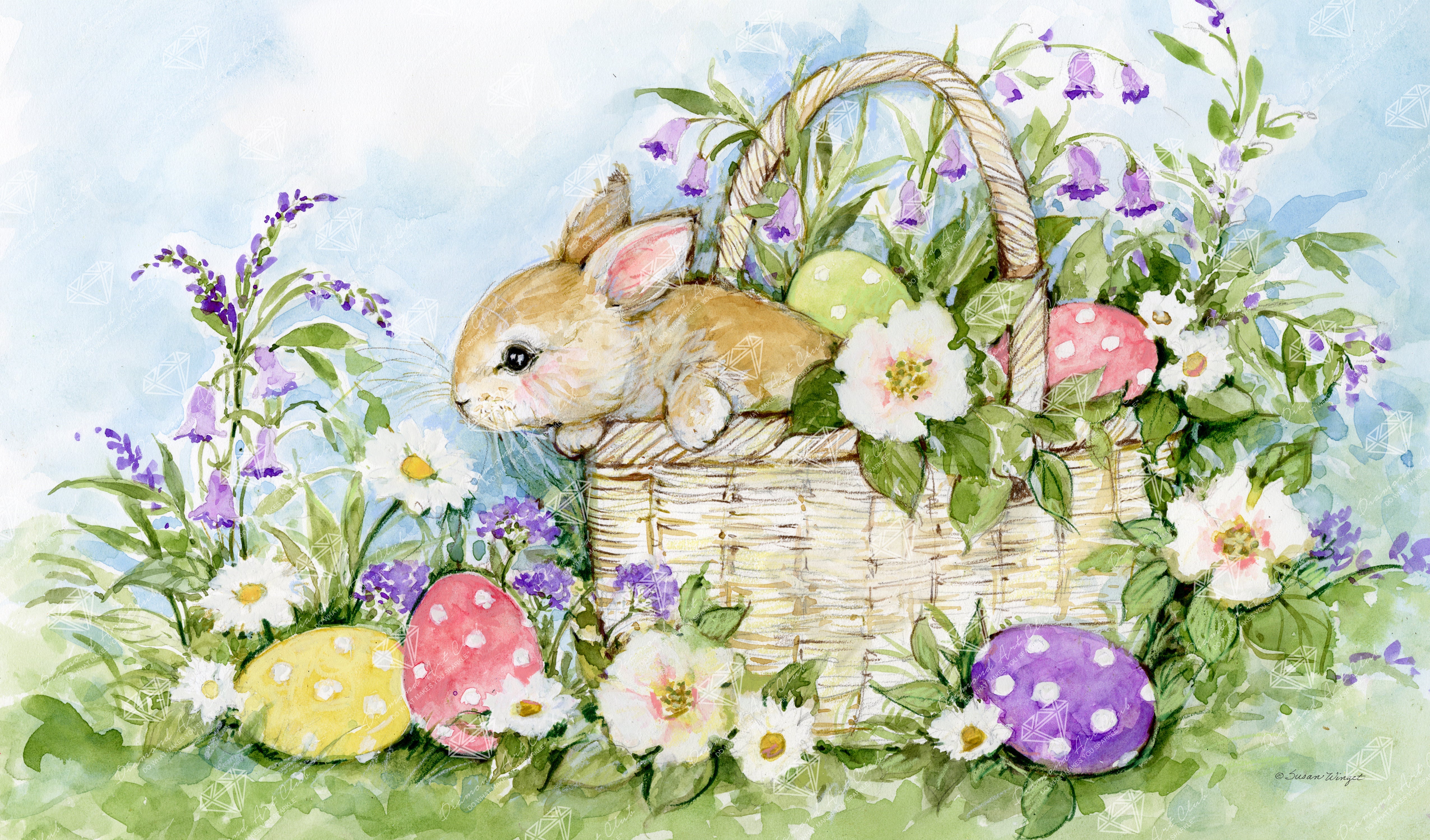Easter Bunny Basket – Diamond Art Club
