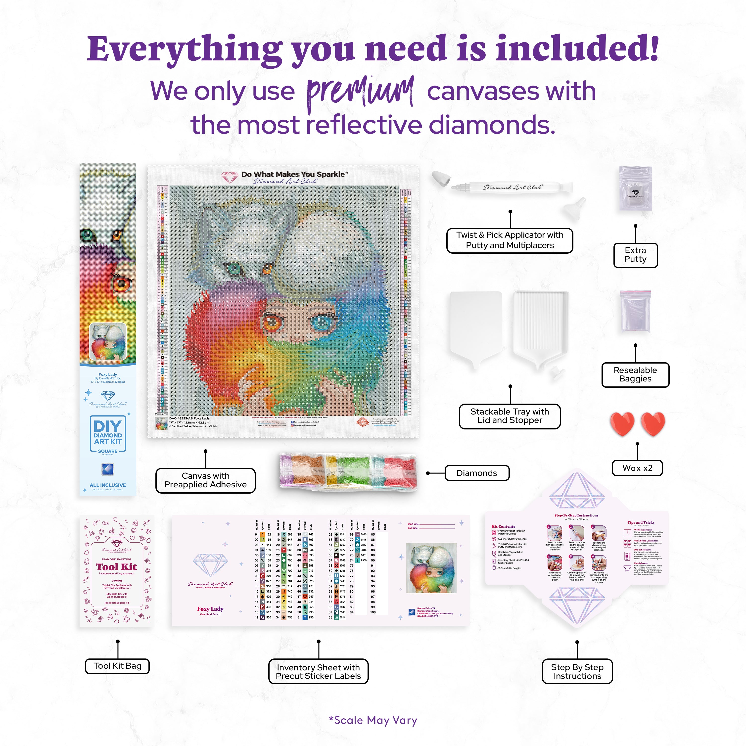 Foxy Lady – Diamond Art Club