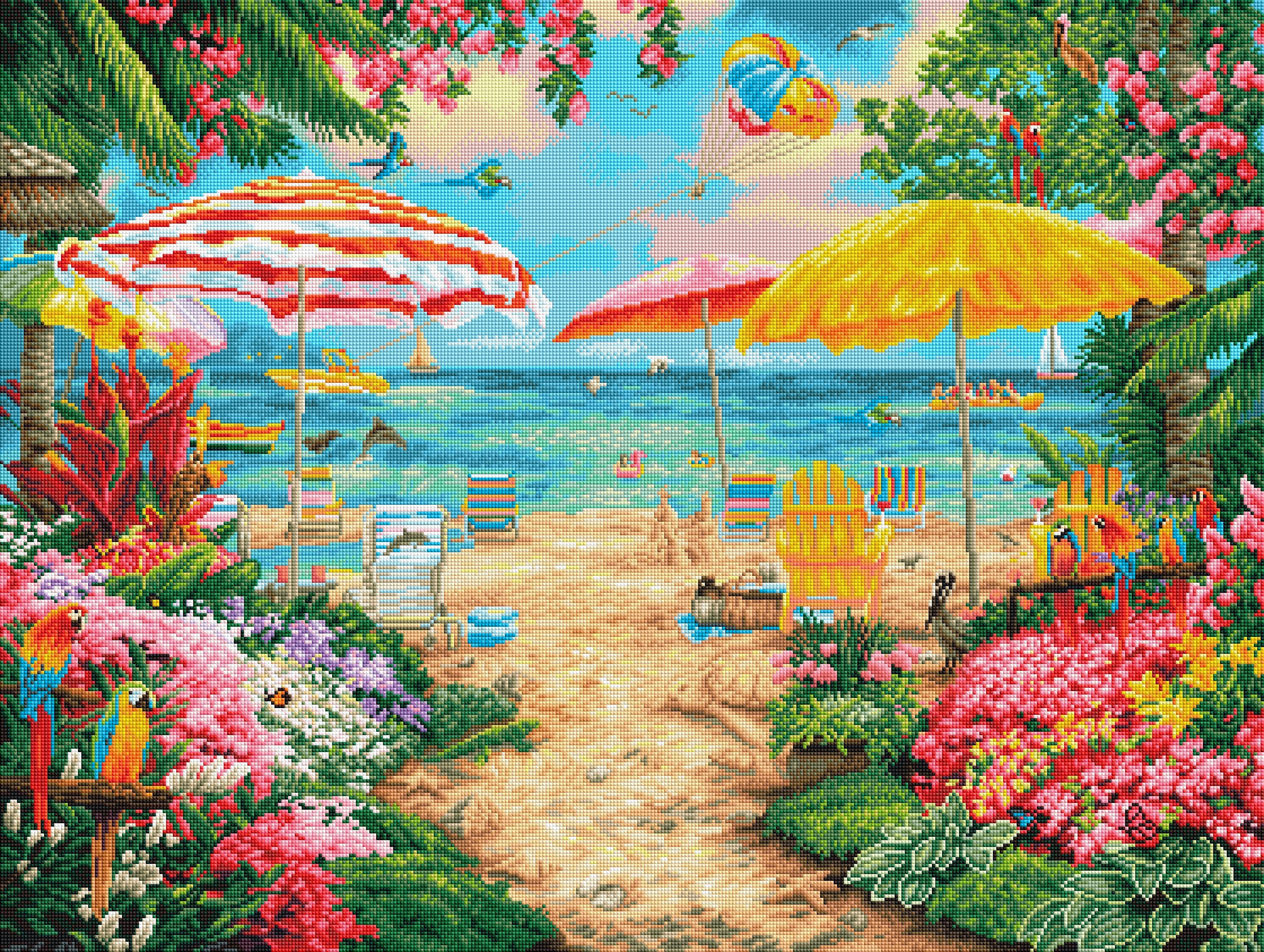 A Perfect Day at the Beach – Diamond Art Club