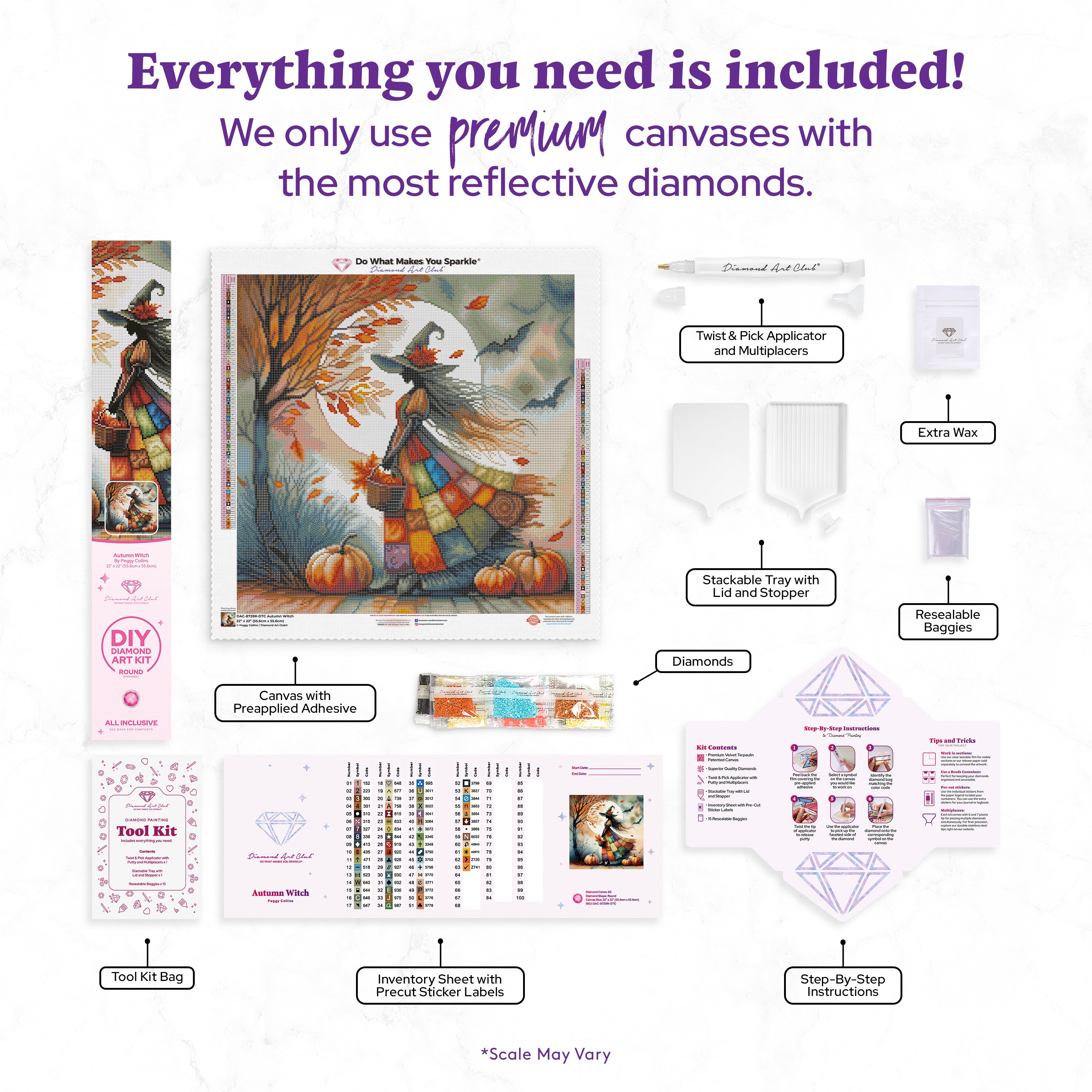 Autumn Witch – Diamond Art Club