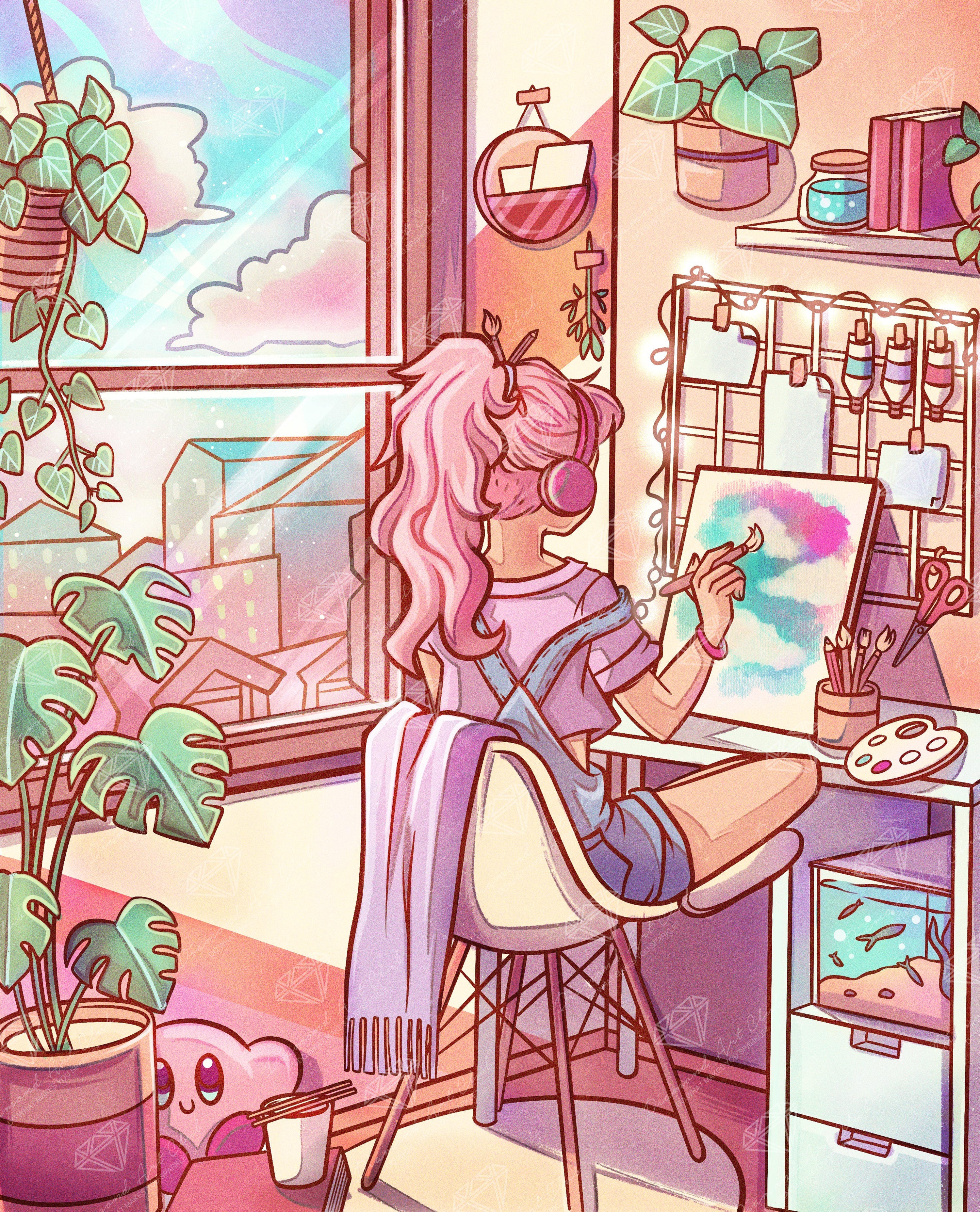 Artist Room Diamond Painting | Diamond Art Club®