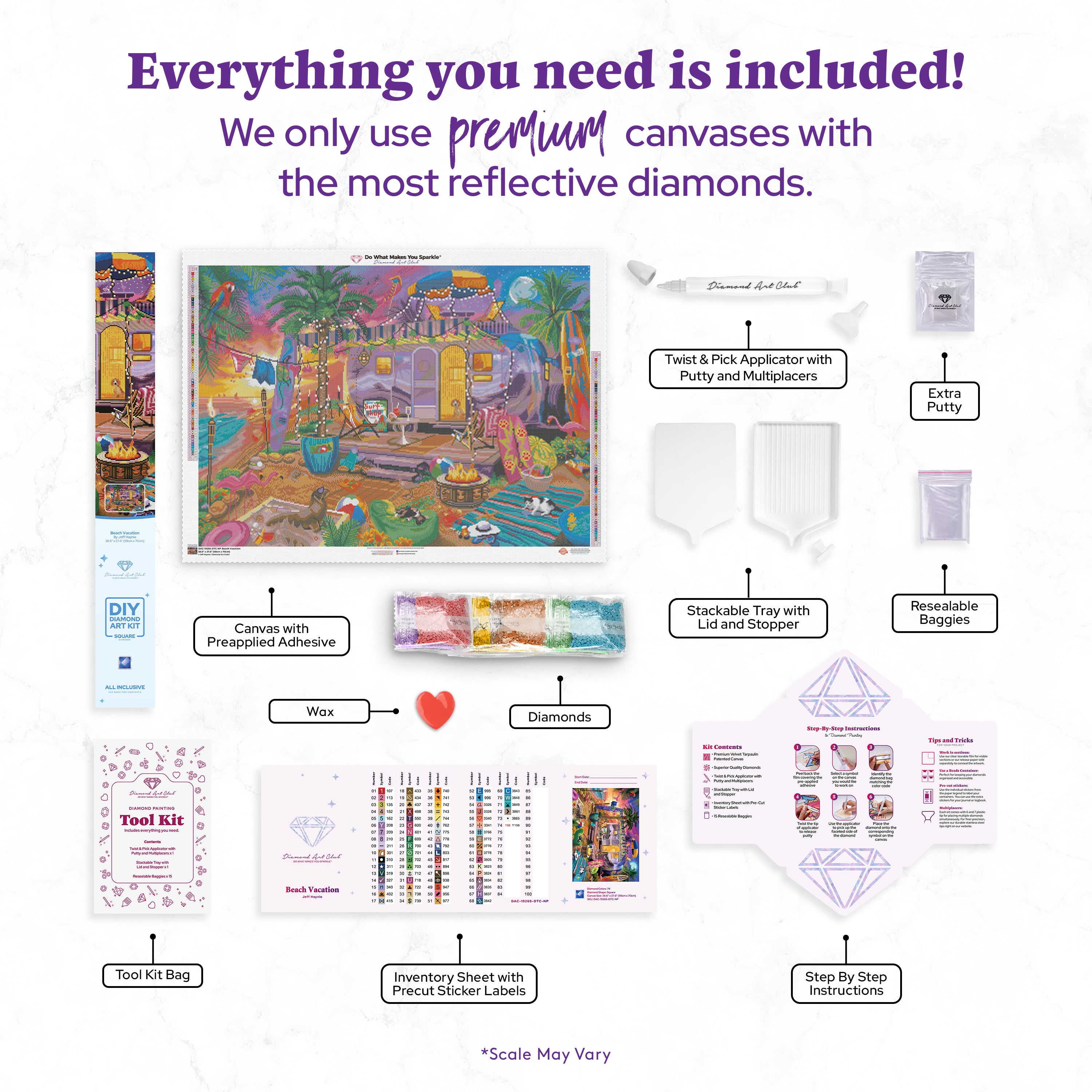 Beach Vacation – Diamond Art Club