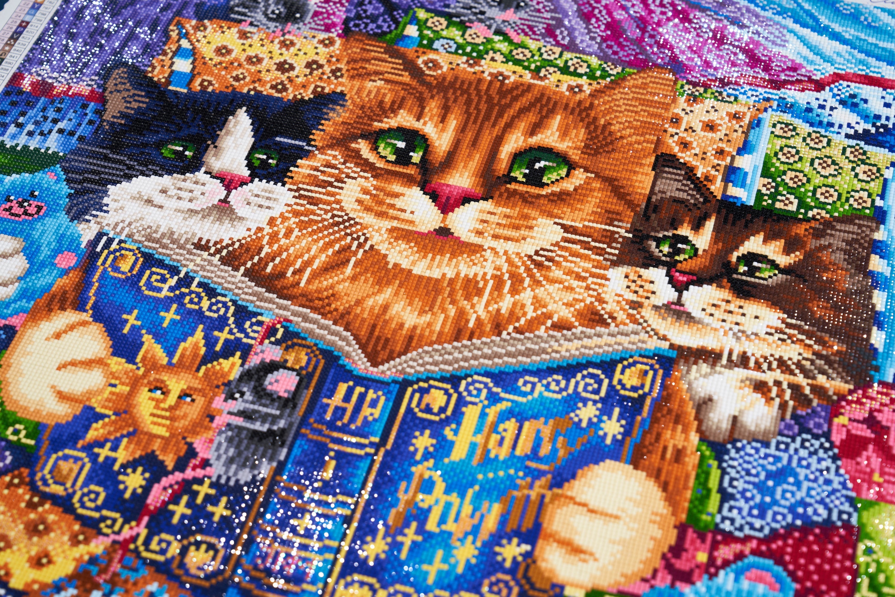 Kitten Bedtime Stories – Diamond Art Club