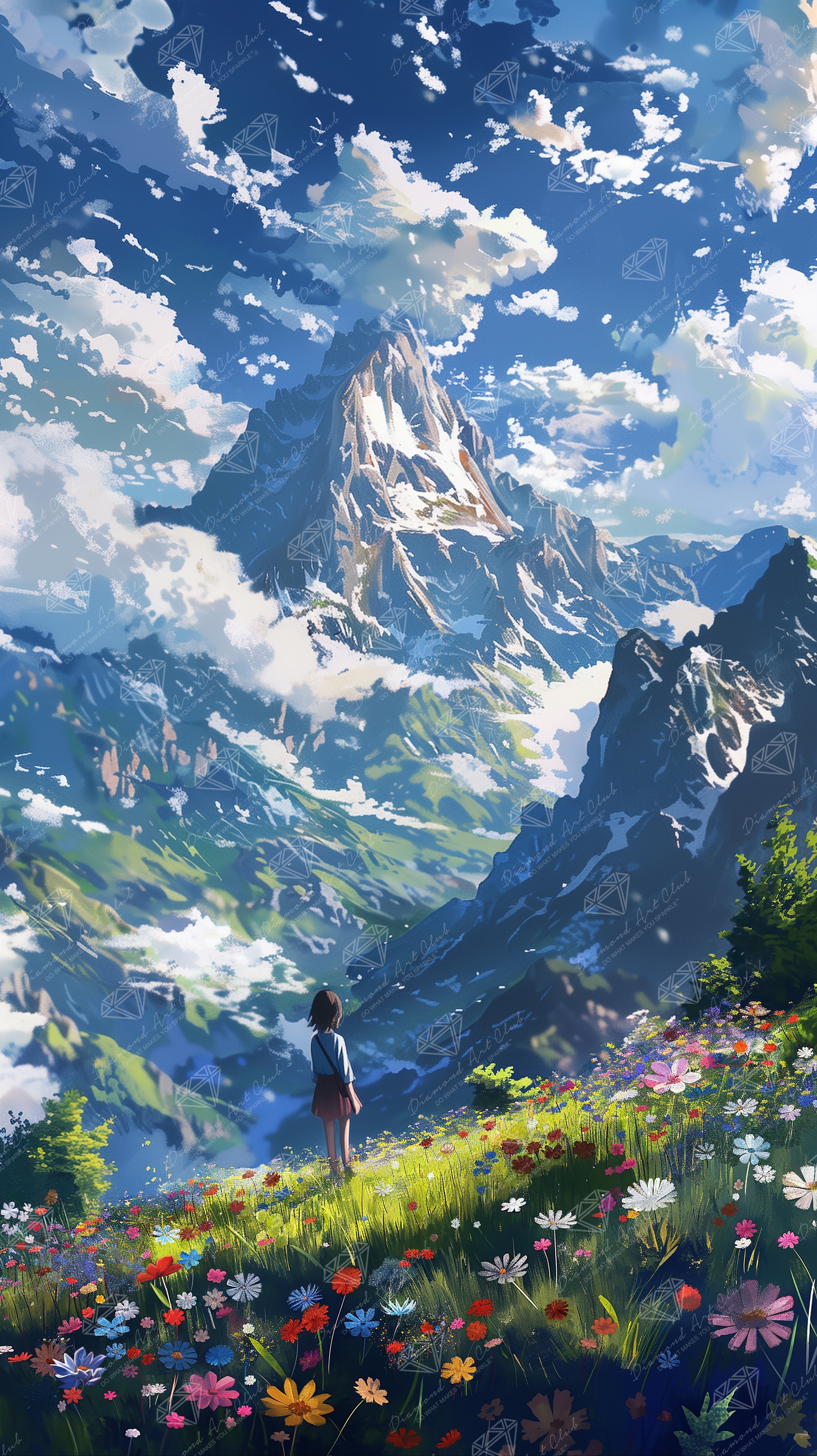 Serene Mountain View – Diamond Art Club