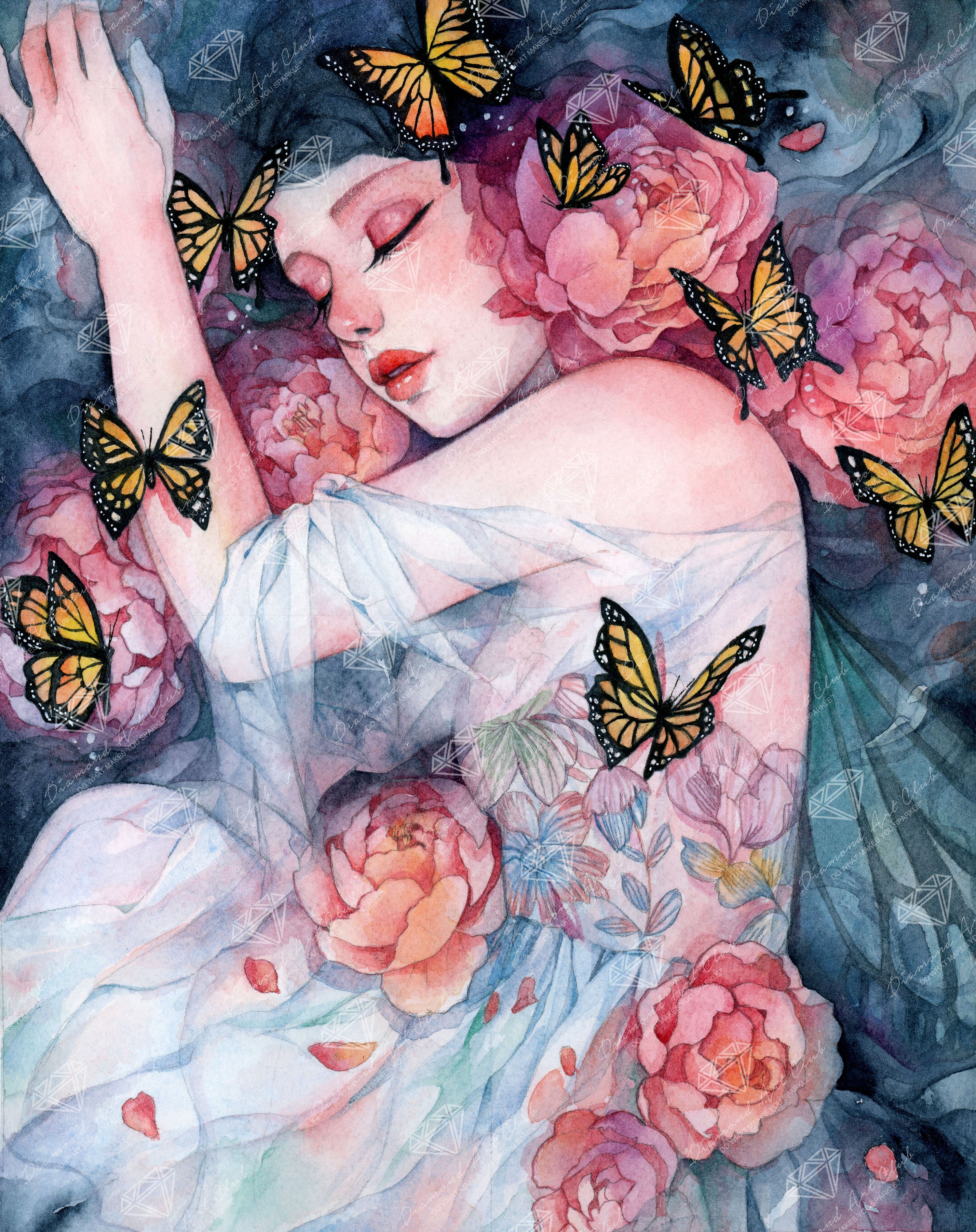 Sleeps with Butterflies – Diamond Art Club