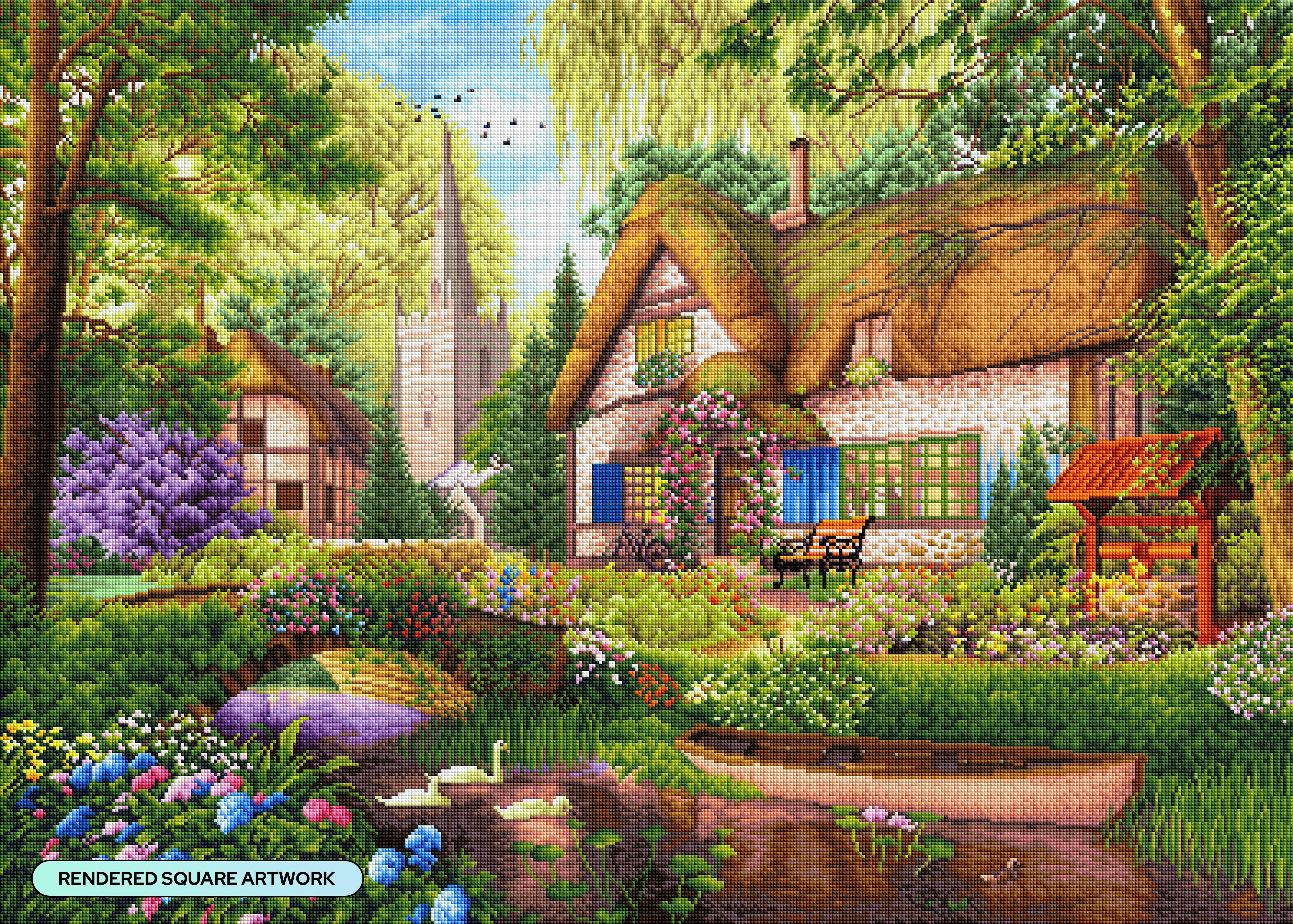 The Woodland Cottage Way – Diamond Art Club