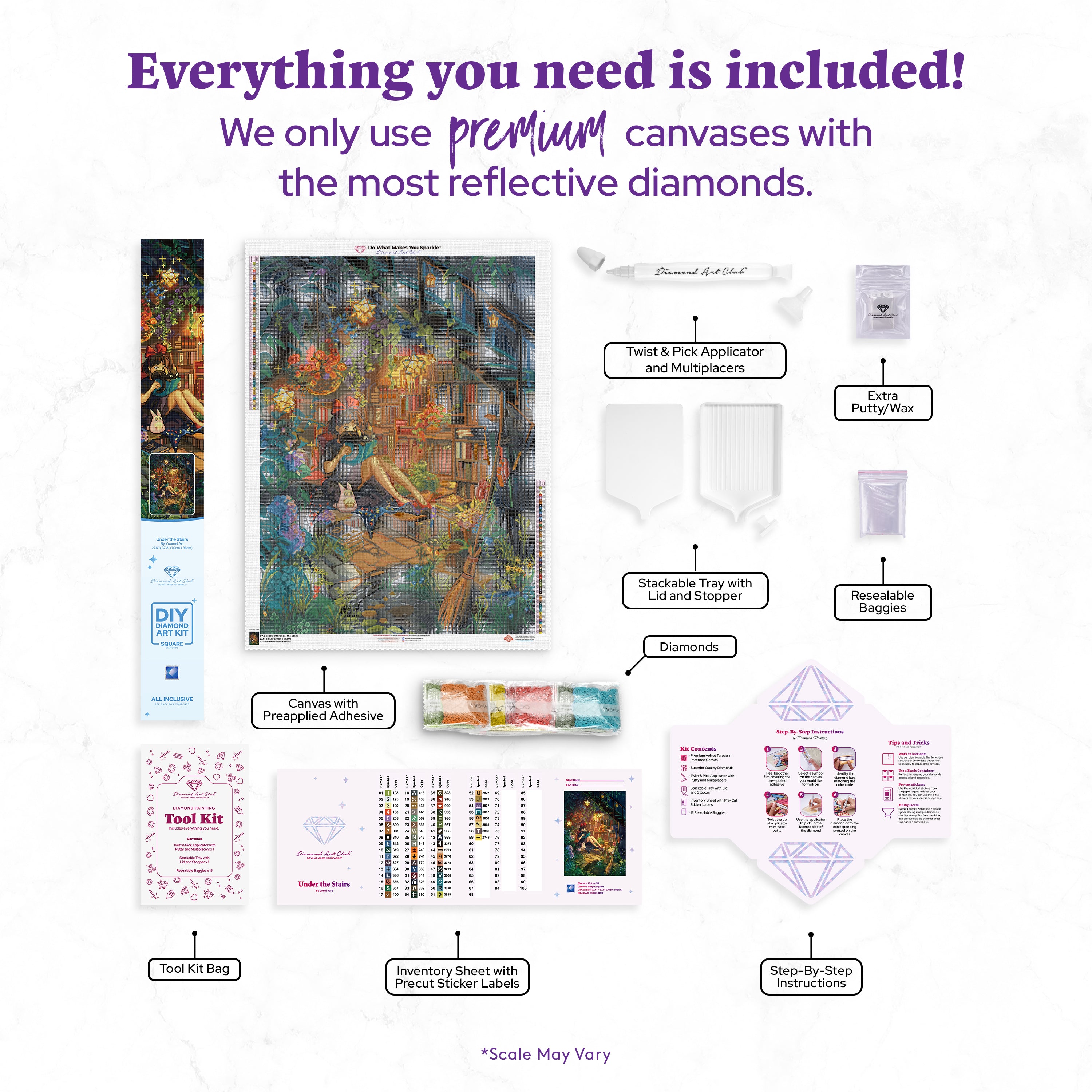 Under the Stairs – Diamond Art Club