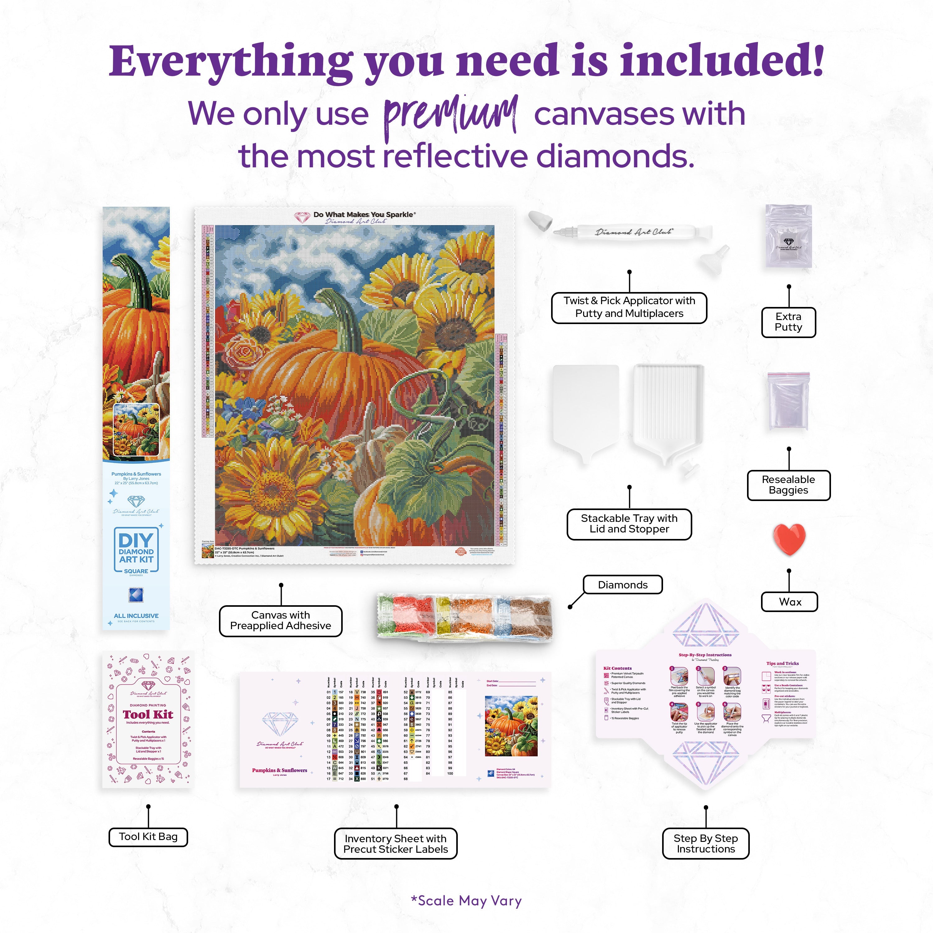 Pumpkins & Sunflowers – Diamond Art Club