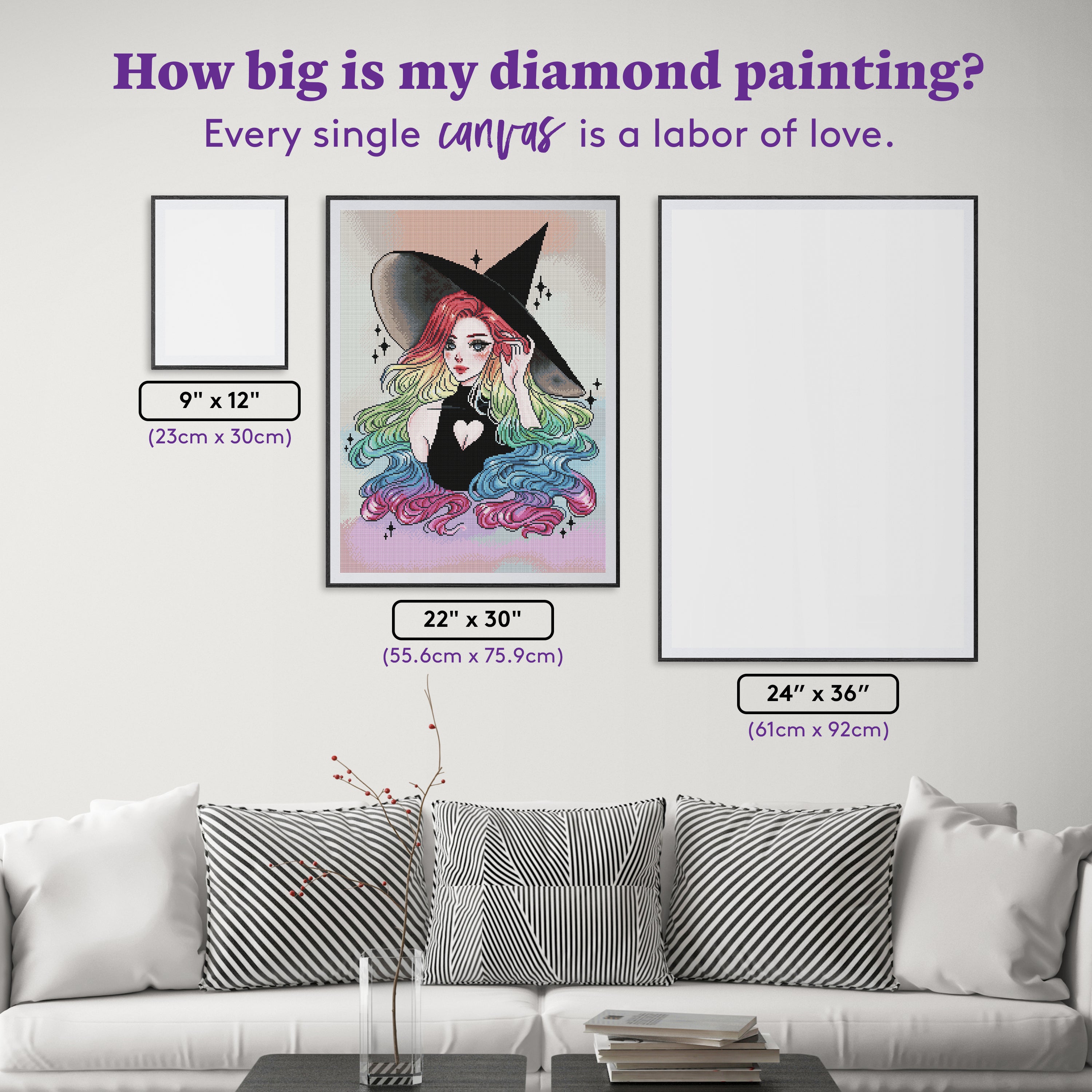 Rainbow Witch – Diamond Art Club