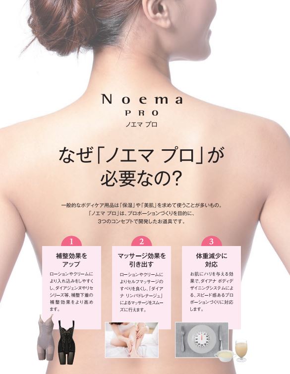 ノエマ プロ インテンス – 補整下着(補正下着)で理想のプロポーション