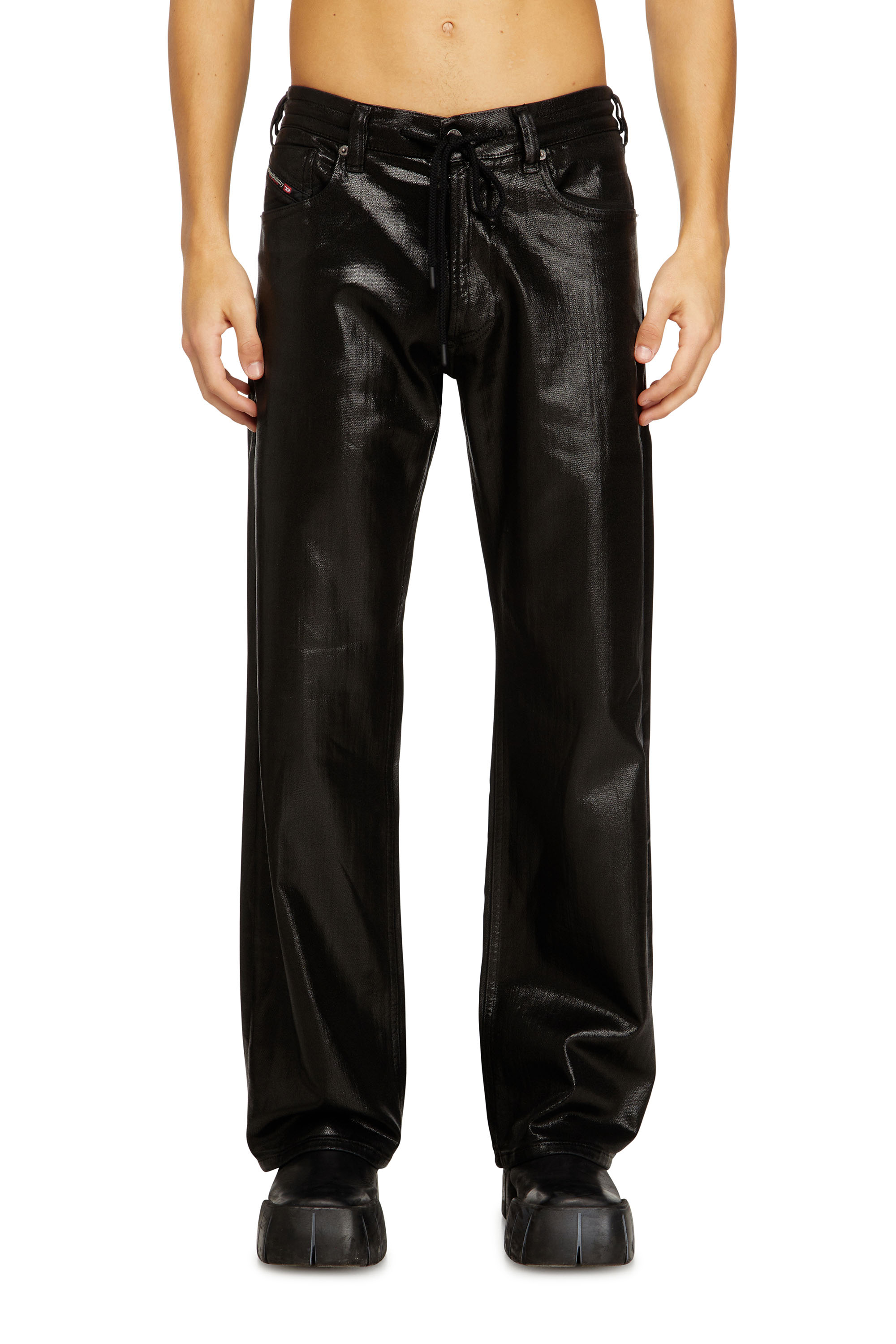 デニムパンツ ジョグジーンズ | ブラック/ ダークグレー | メンズ | DIESEL