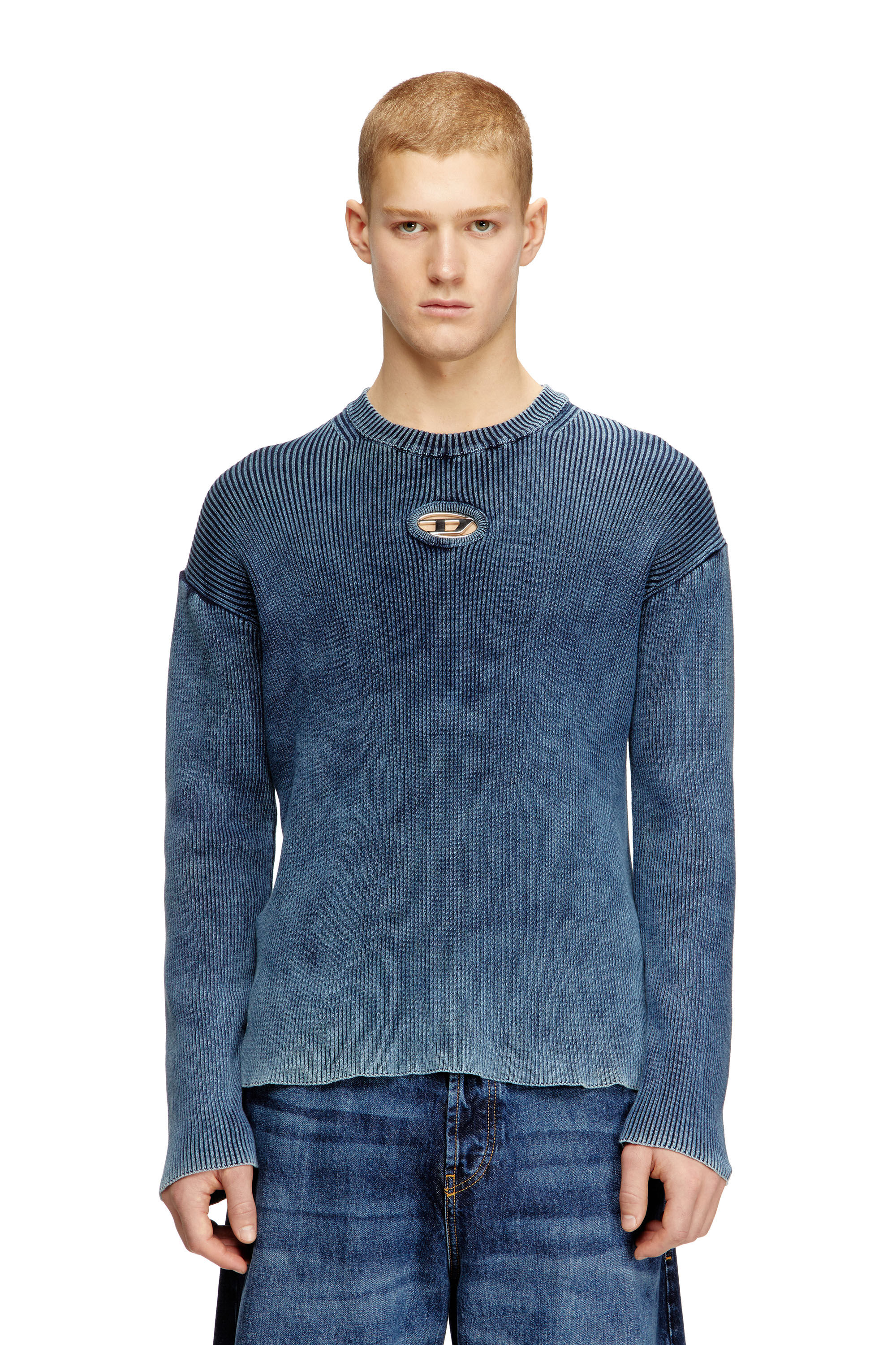K-DARREN-D プルオーバーニット｜ブルー｜メンズ｜DIESEL
