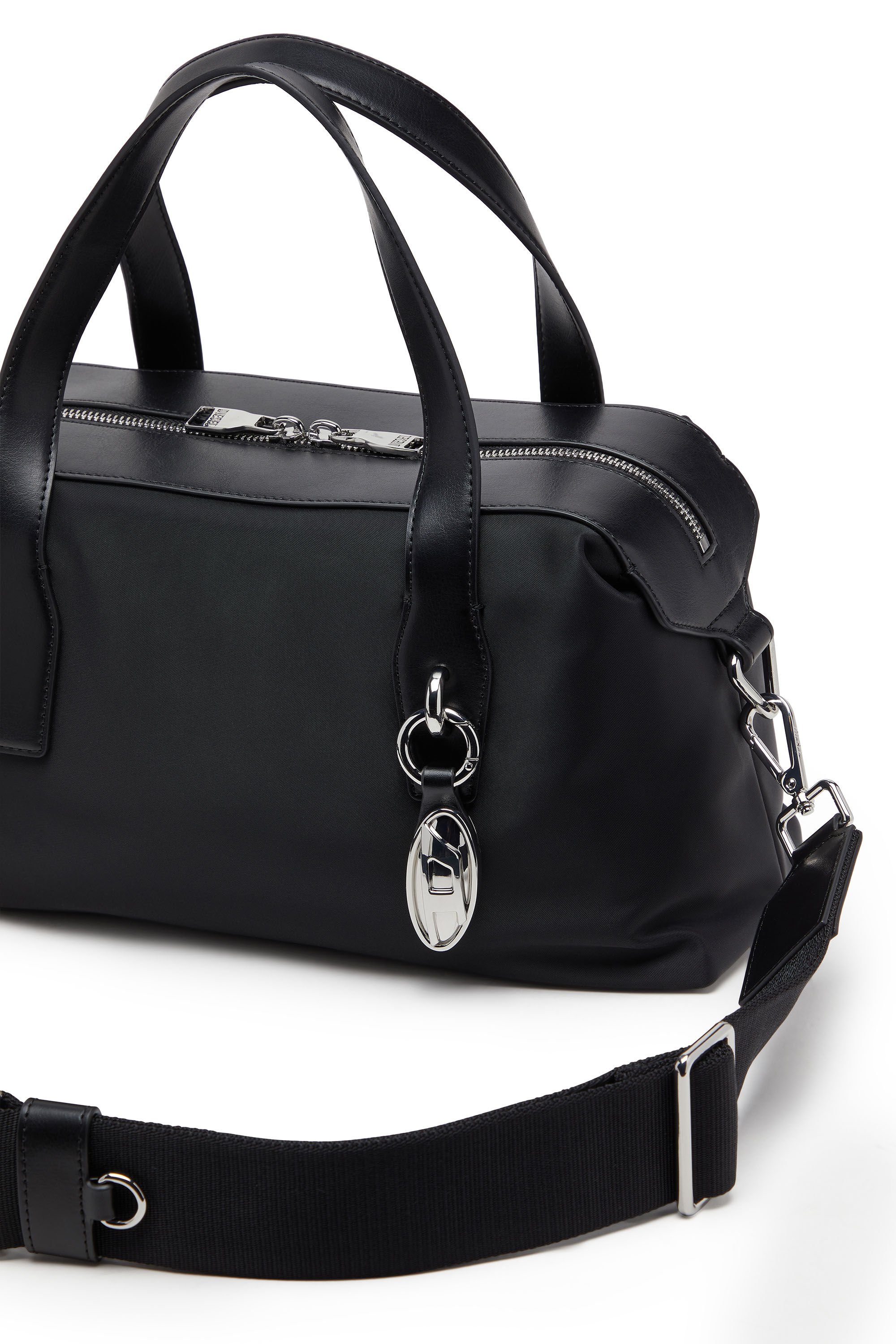 FLAG-D TOPHANDLE X ハンドバッグ｜ブラック｜ウィメンズ｜DIESEL