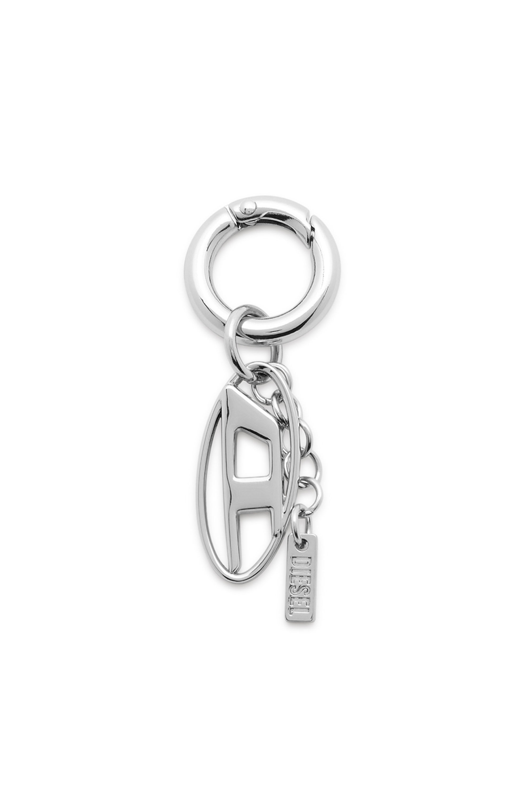 CHARM-OVAL D Charm with Oval D charm｜シルバー｜ウィメンズ｜DIESEL