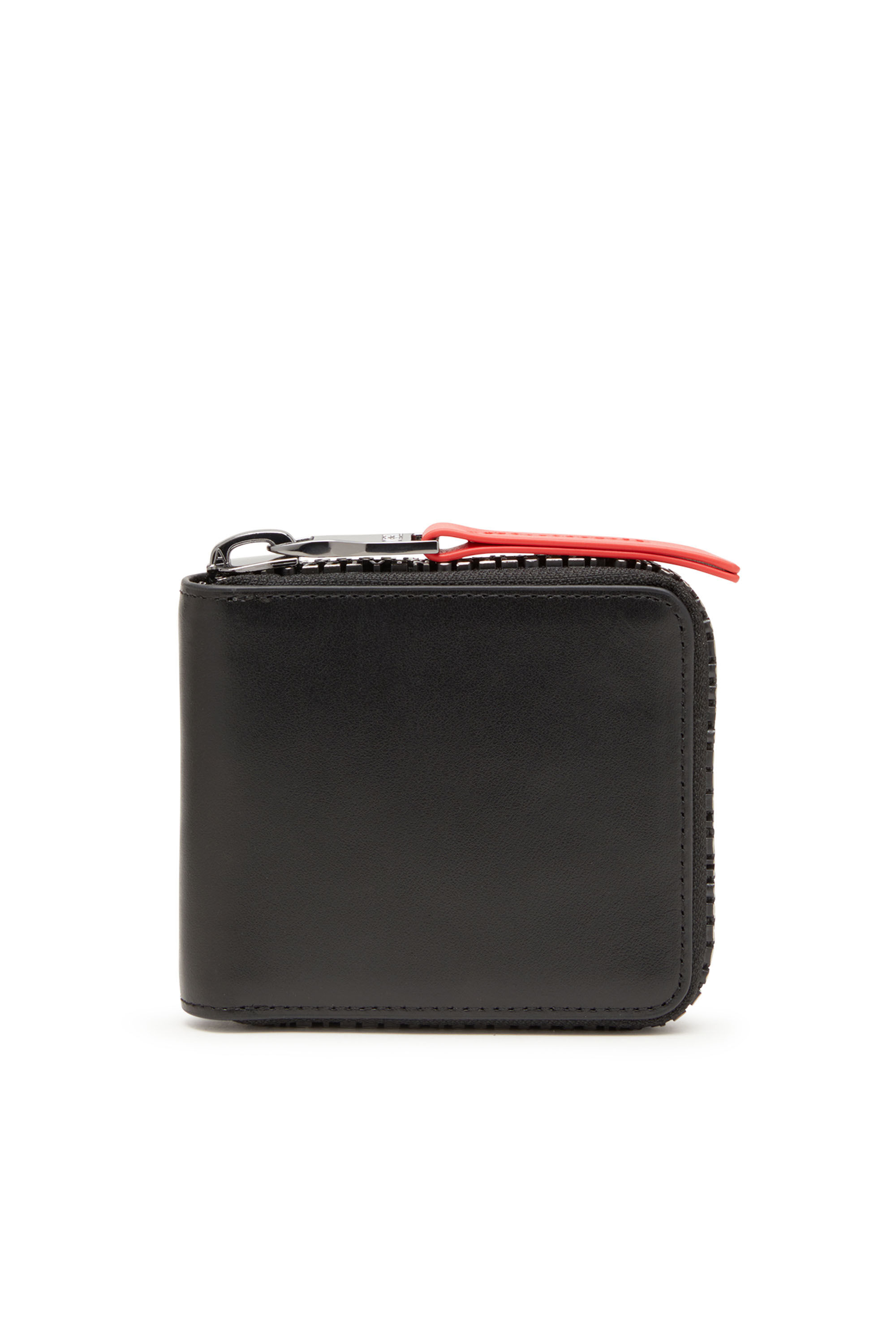 ZIP-D BI-FOLD COIN ZIP XS Leather zip wallet with logo zip