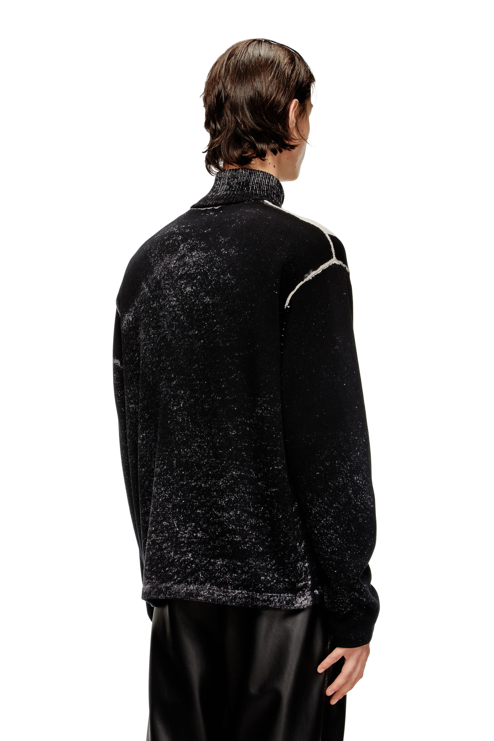 K-OLIBA-JKT ジップアップニット｜マルチカラー｜メンズ｜DIESEL