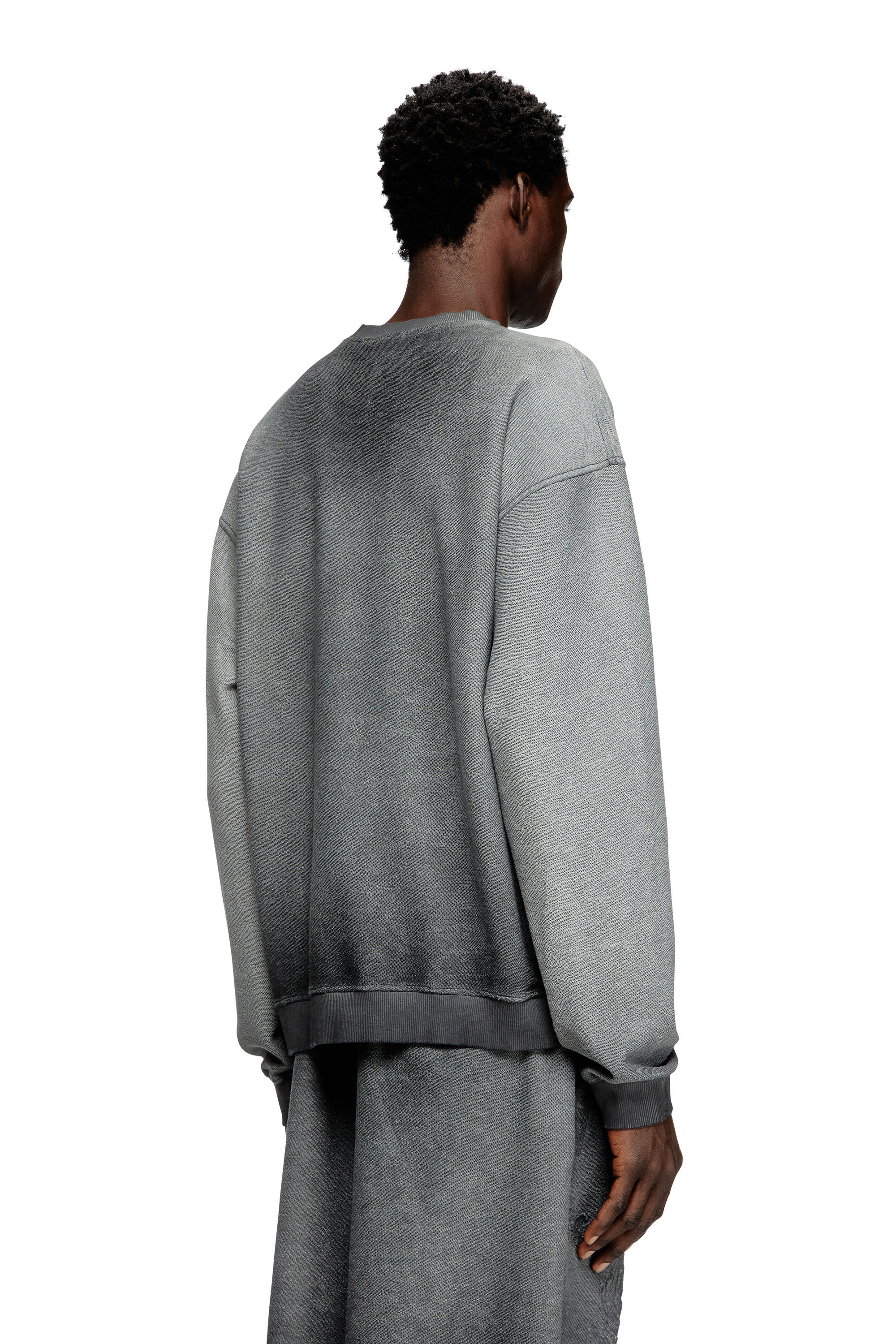 S-ARON プルオーバースウェット｜グレー｜メンズ｜DIESEL