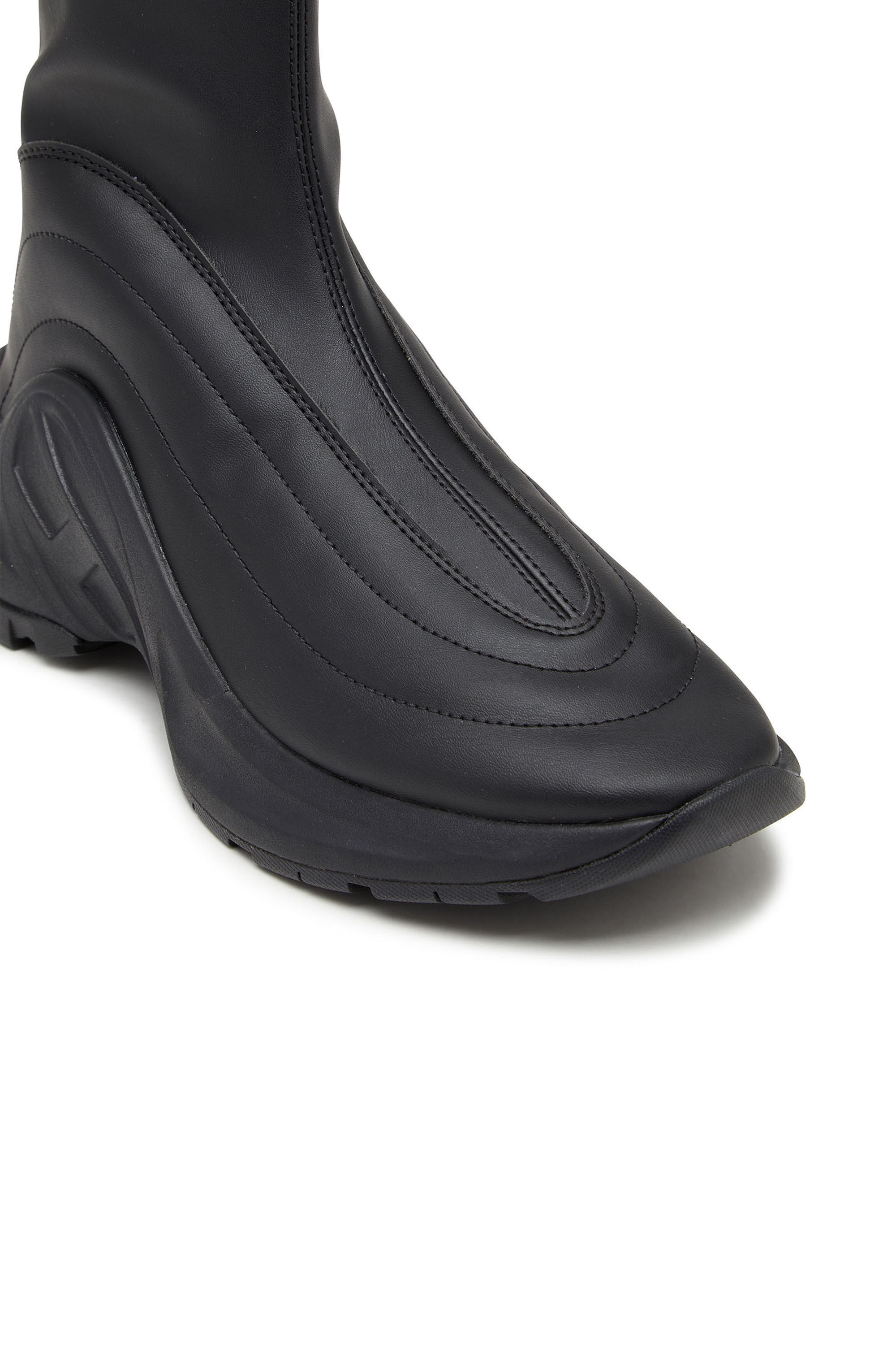 S-D-RUNNER BOOTIE X ショートブーツ｜ブラック｜ウィメンズ｜DIESEL