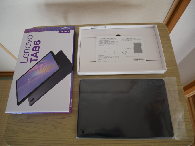 なぜかLenovo TAB6というのを見つけて、買い替えたので、ご紹介