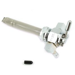 Petcock - Dual Outlet - 22mm - 90 Degree - Chrome - Pingel - KZ900