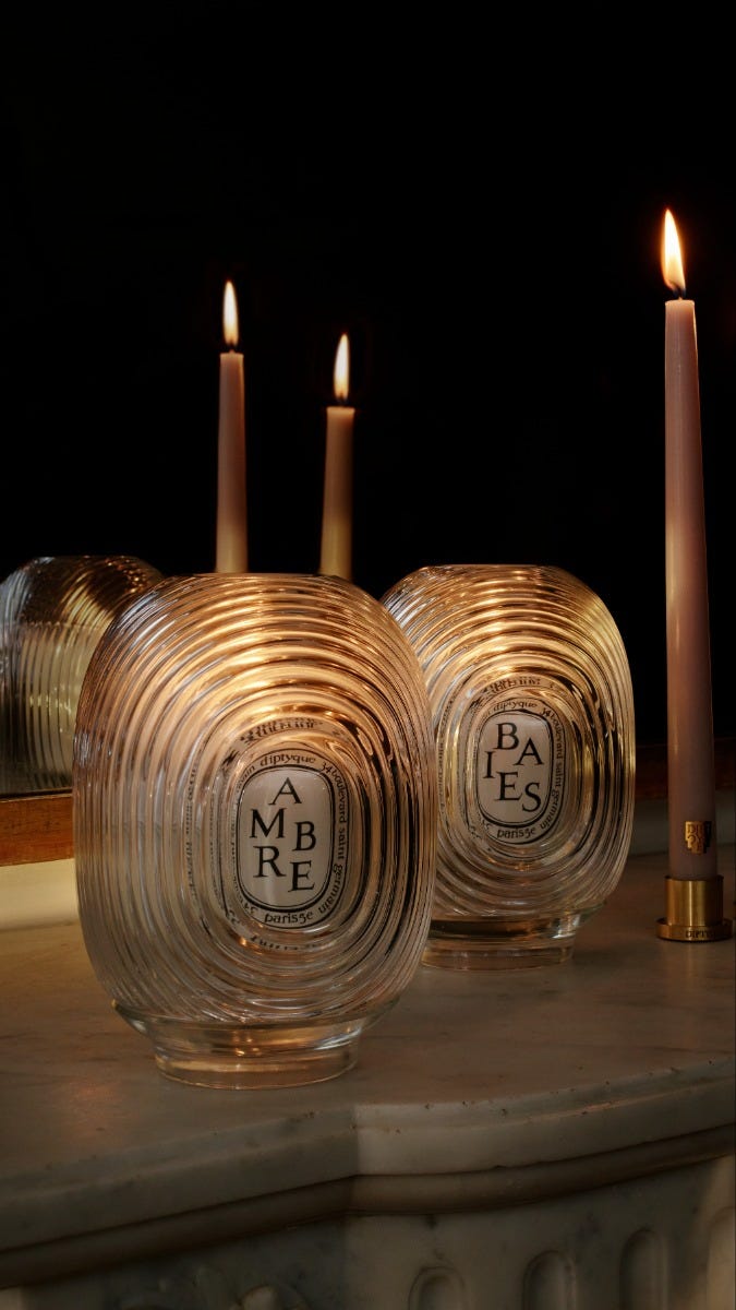 激レア】diptyque キャンドルホルダー ムリーヌとルルドゥテのセット