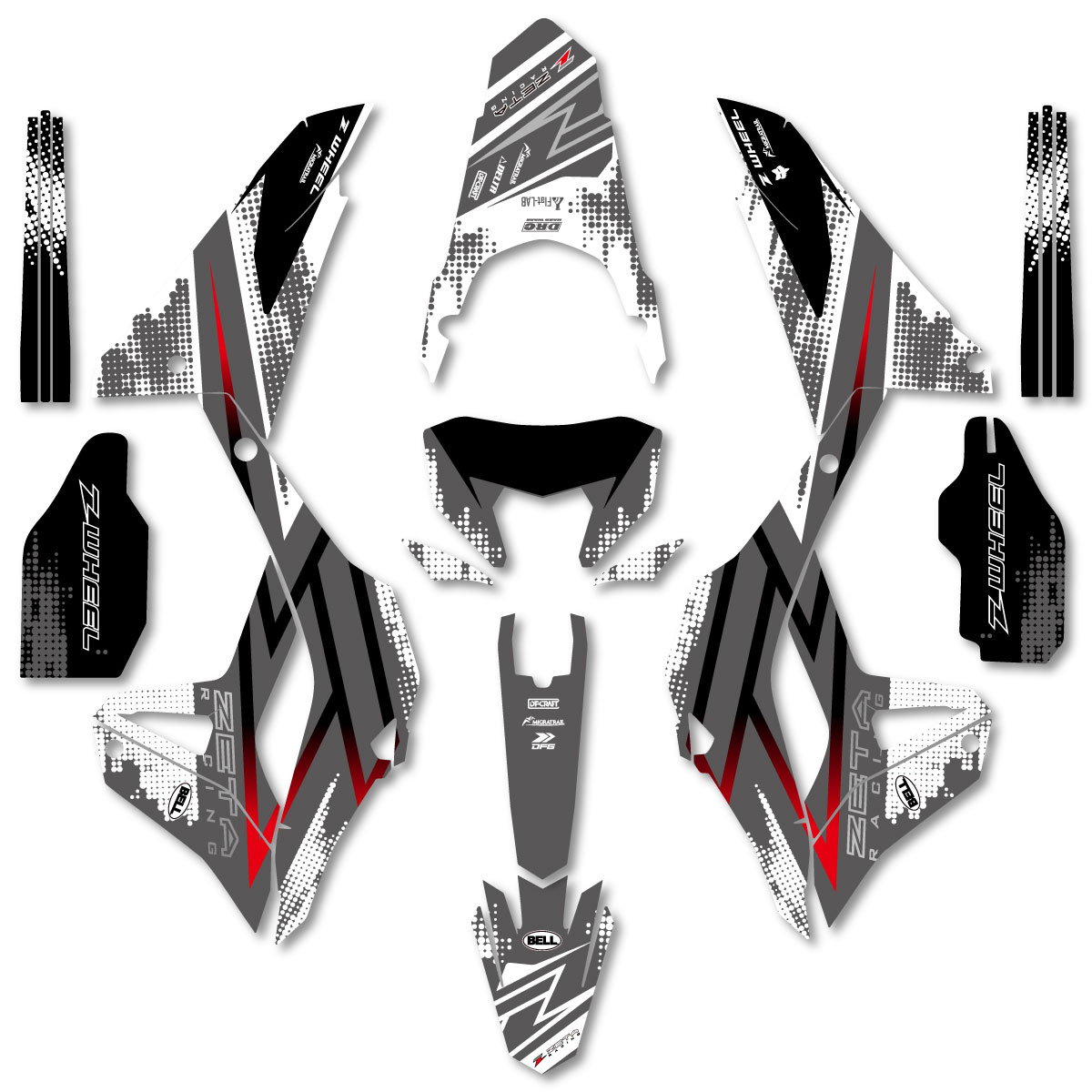 ZETA RACING グラフィックキット CRF250L 2021-2025（MD47