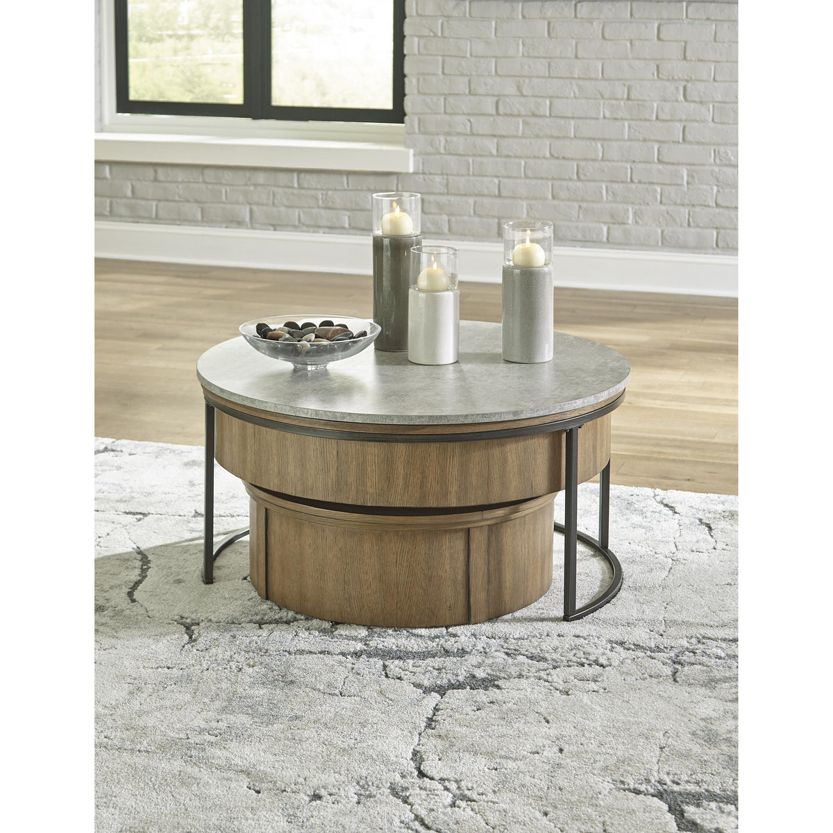 Signature Design by Ashley Fridley T964-8 Nesting Cocktail Tables