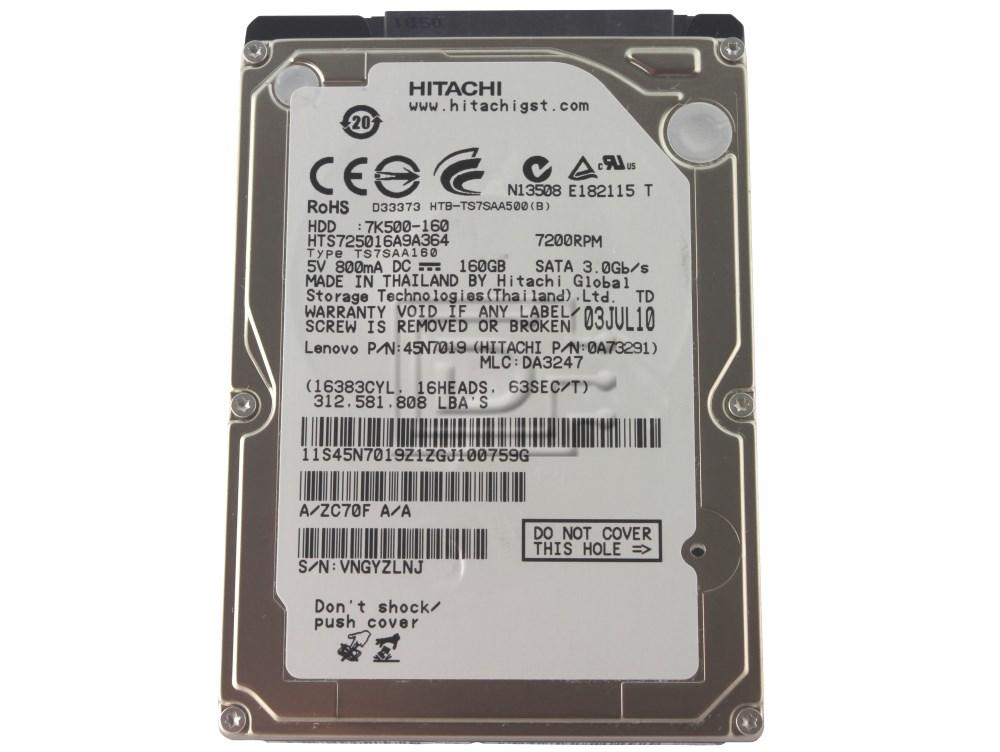 Fujitsu MHZ2160BJ 160GB SATA Hard Laptop Hard Drive
