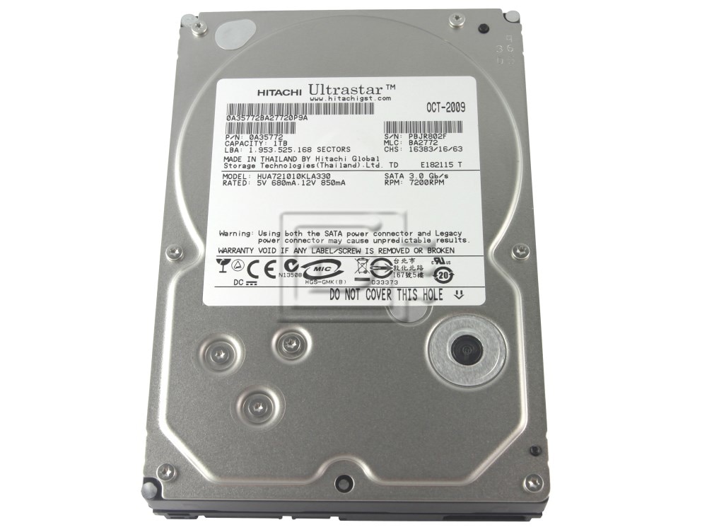Hitachi Ultrastar 0A35772 1TB Enterprise SATA Hard Drive