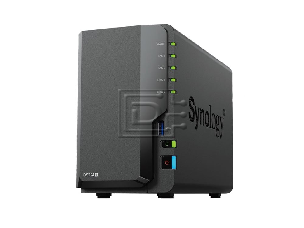 Synology 24TB DiskStation DS224+ 2-Bay SATA Quad Core Encrypted