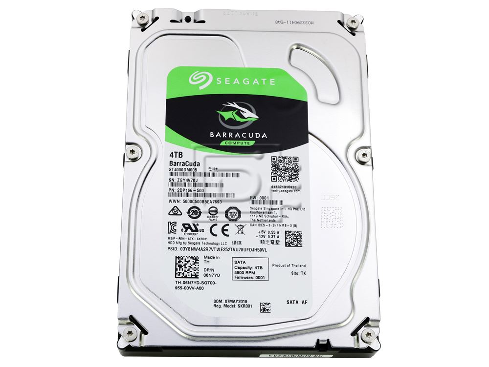 Seagate ST4000DM005 / Dell 6N7YD 4TB 3.5