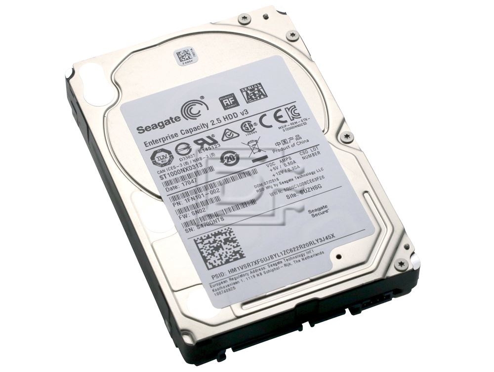 Seagate ST1000NX0313 1TB 2.5” 6Gbps 7.2K RPM Enterprise (512E