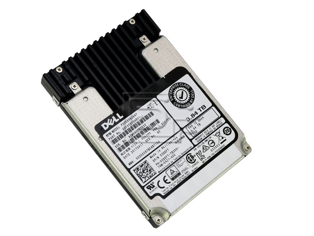 Dell 3DDFT / Toshiba PX05SVB384Y PX05SV Series 3.84TB 2.5