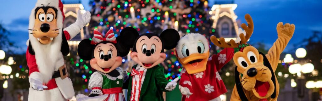 3387.昔の海外ディズニーワールドピン クリスマス キャンドルライツ