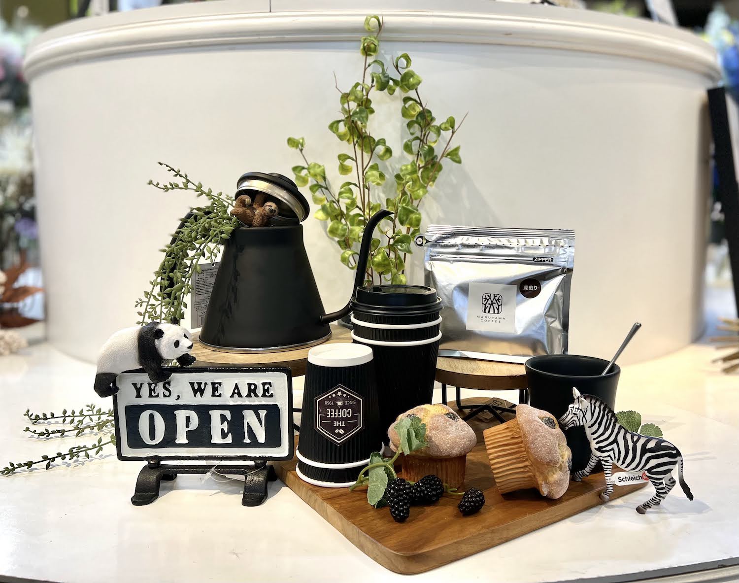 カフェのディスプレイ｜横浜ディスプレイミュージアム