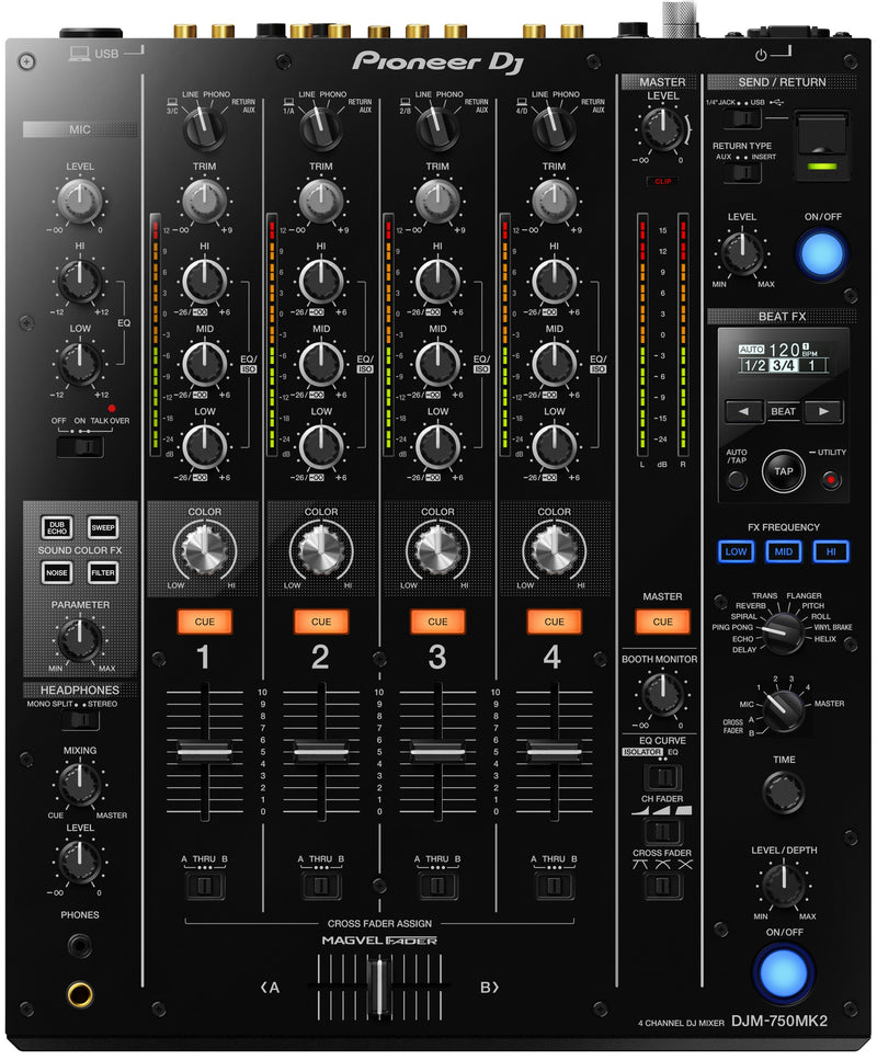 Pioneer DJ DJM-750MK2 4 Channel DJ Mixer