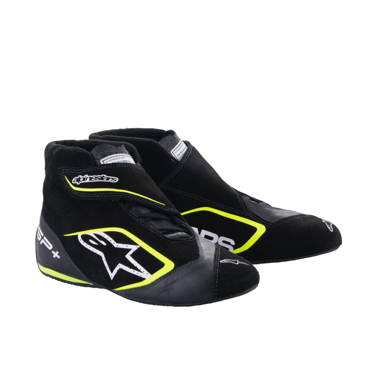 アルパインスターズ SP + SHOES｜BLACK YELLOW FLUO – レース用品