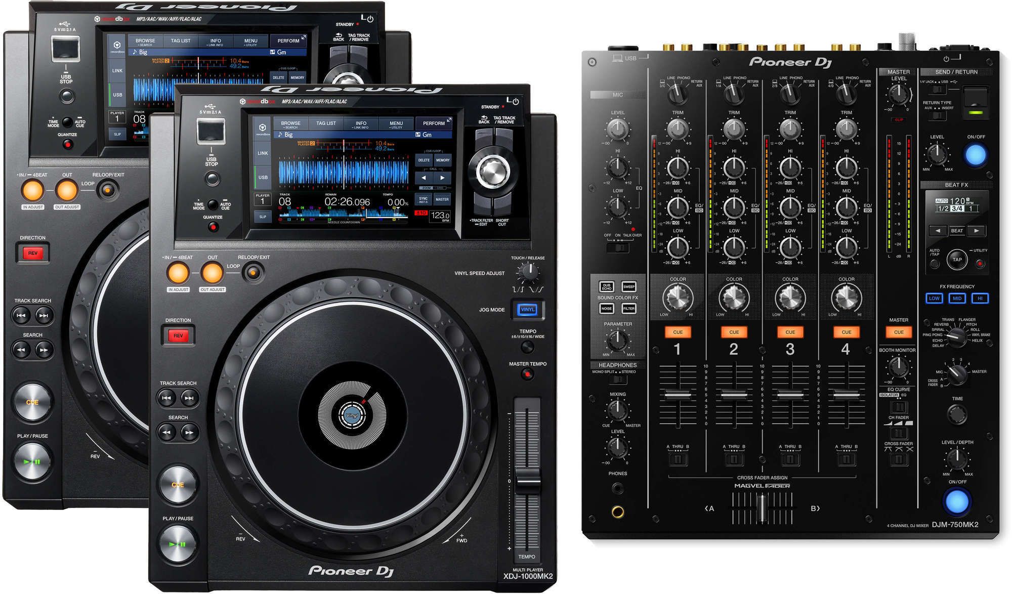 Pioneer XDJ-1000 MK2 & DJM-750 MK2 Package 0% Interest free Finance